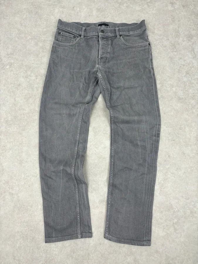 Prada SS2015 Prada Dark Grey Washed Slim Denim Jeans Size US 30 / EU 46 - 1 Thumbnail
