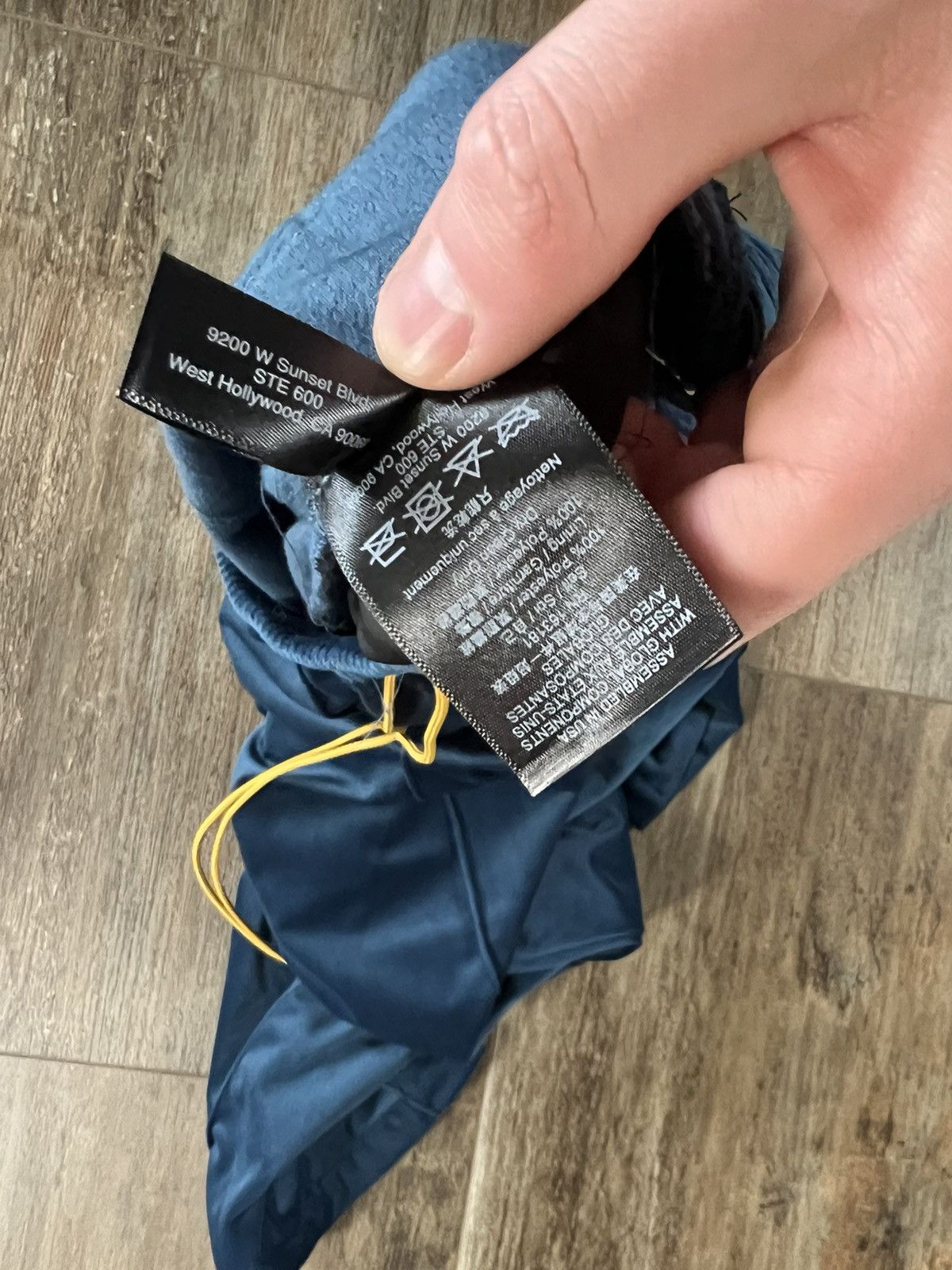 Rhude NEW Rhude Pants Embroidered Velvet Blue Size US 36 / EU 52 - 7 Thumbnail