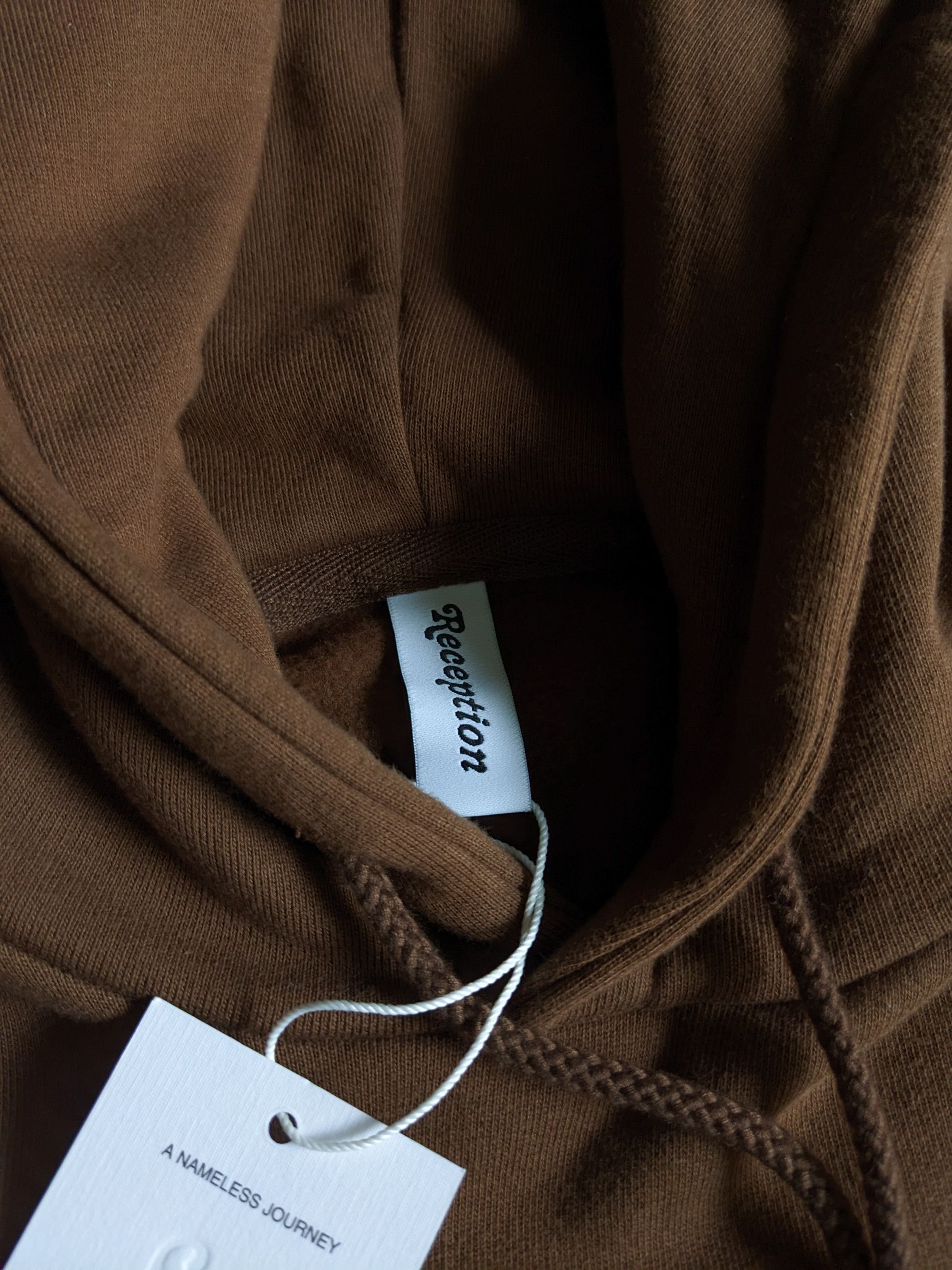 Other Reception Hooded Sweat Fleece Embroidered - chocolate brown Size US S / EU 44-46 / 1 - 9 Thumbnail