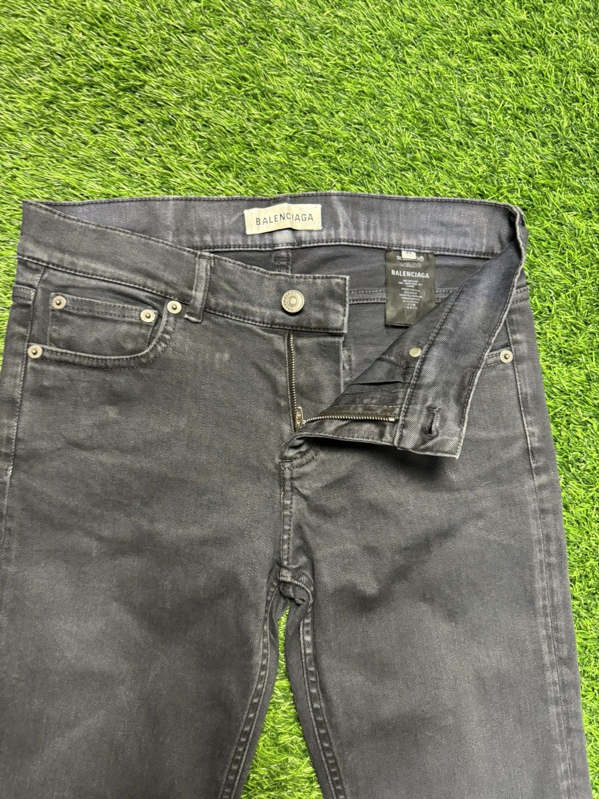 Distressed Denim balenciaga - stretchable skinny jeans Size 28" / US 6 / IT 42 - 10 Thumbnail