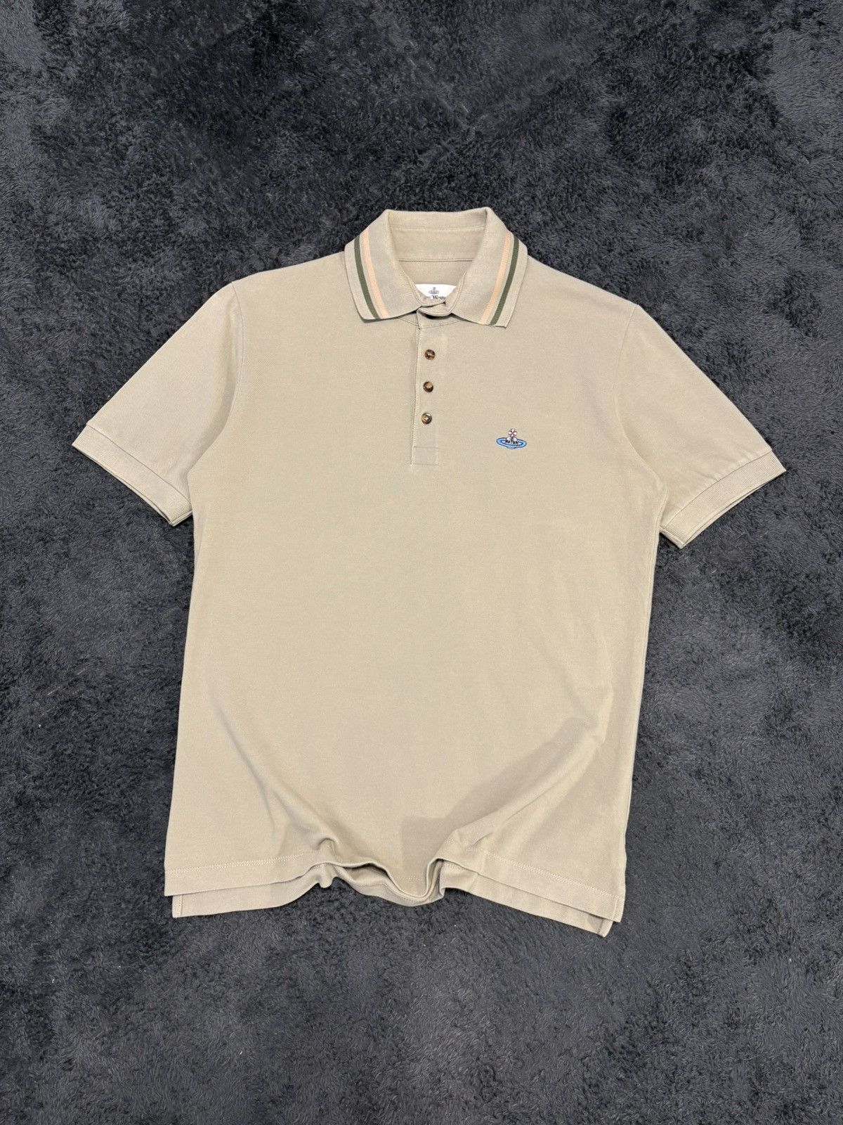 Vivienne Westwood Vivienne Westwood Basic Orb Logo Polo Size US L / EU 52-54 / 3 - 1 Thumbnail