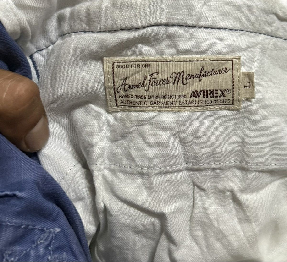 Avirex Avirex Cargo Pants Short Grey Size US 33 - 8 Thumbnail