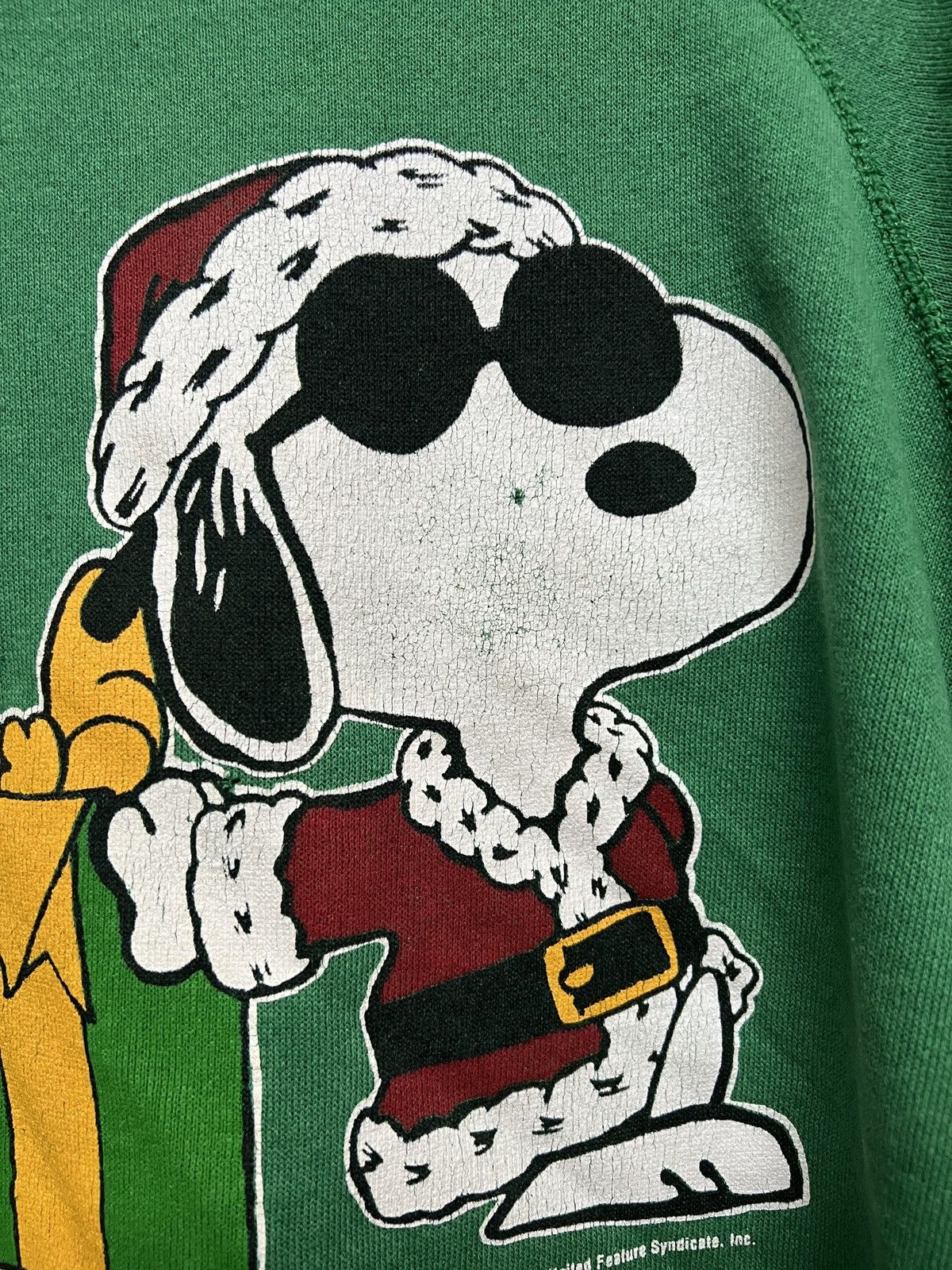 Vintage Vintage 70s Snoopy Joe Christmas Crewneck Size US M / EU 48-50 / 2 - 9 Thumbnail