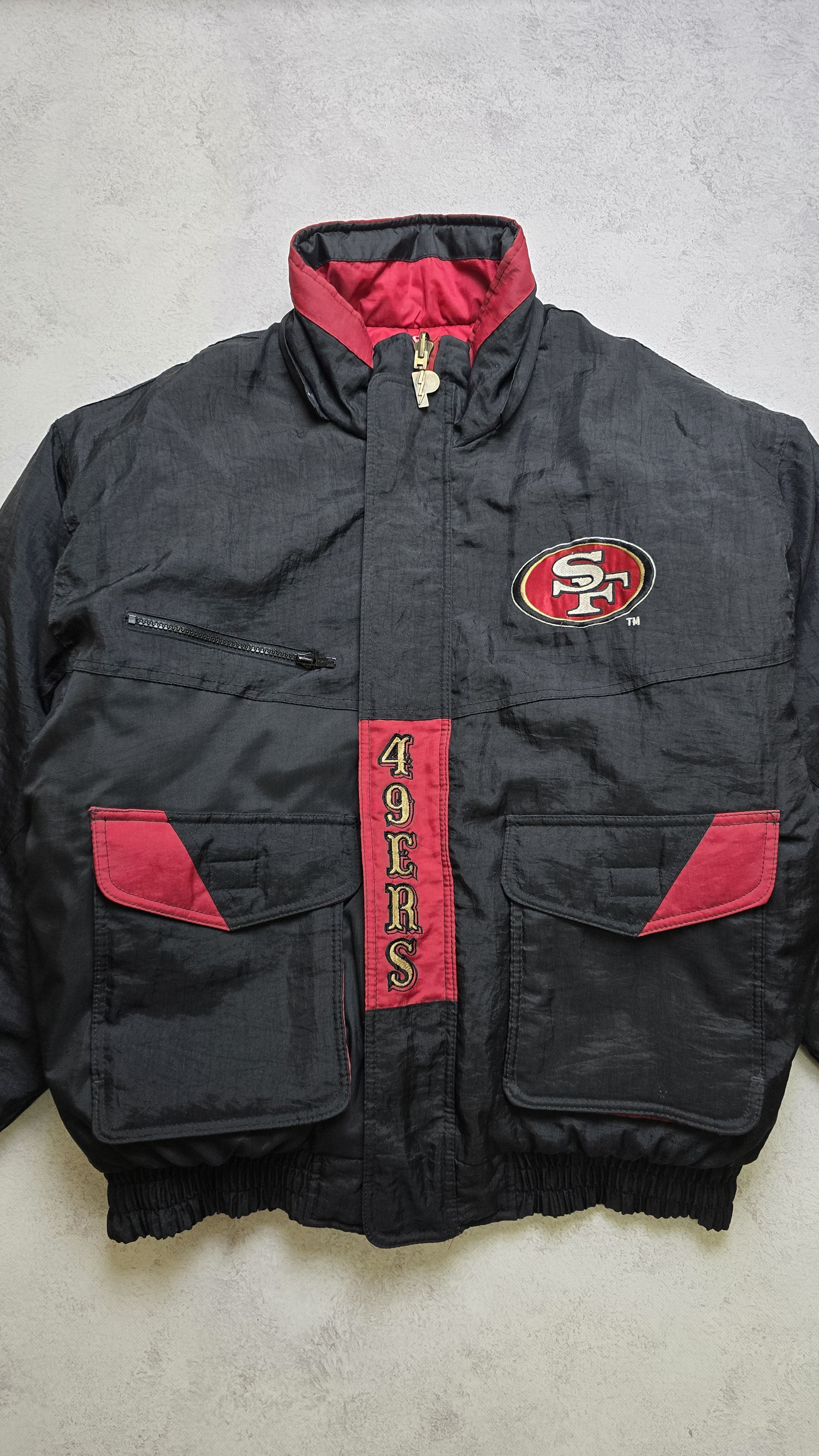 Pro Player Vintage Pro Player San Francisco 49ers Reversible NFL Jacket Size US XL / EU 56 / 4 - 14 Thumbnail
