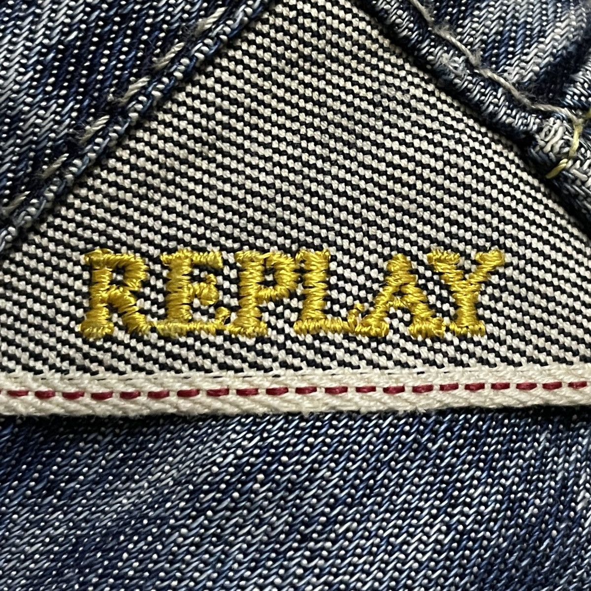 Replay Rare Design Vintage Brand Replay Distressed Jeans 1990s Size US 33 - 10 Thumbnail