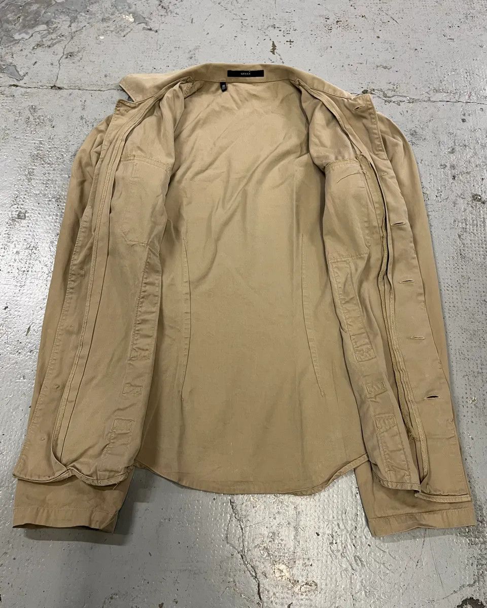 Gucci SS1999 Gucci Beige Cargo Shirt by Tom Ford Size US M / EU 48-50 / 2 - 9 Thumbnail