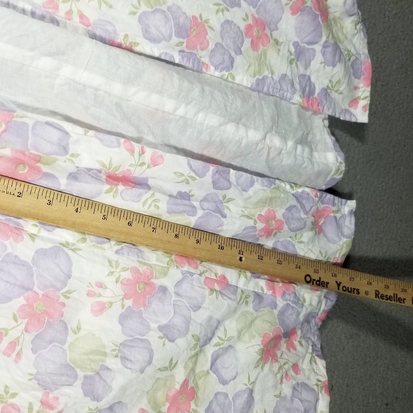 Vintage VINTAGE Japanese Cotton Kimono Robe Women Long Floral Sleepwear One Size Purple White Pink Size ONE SIZE - 7 Thumbnail
