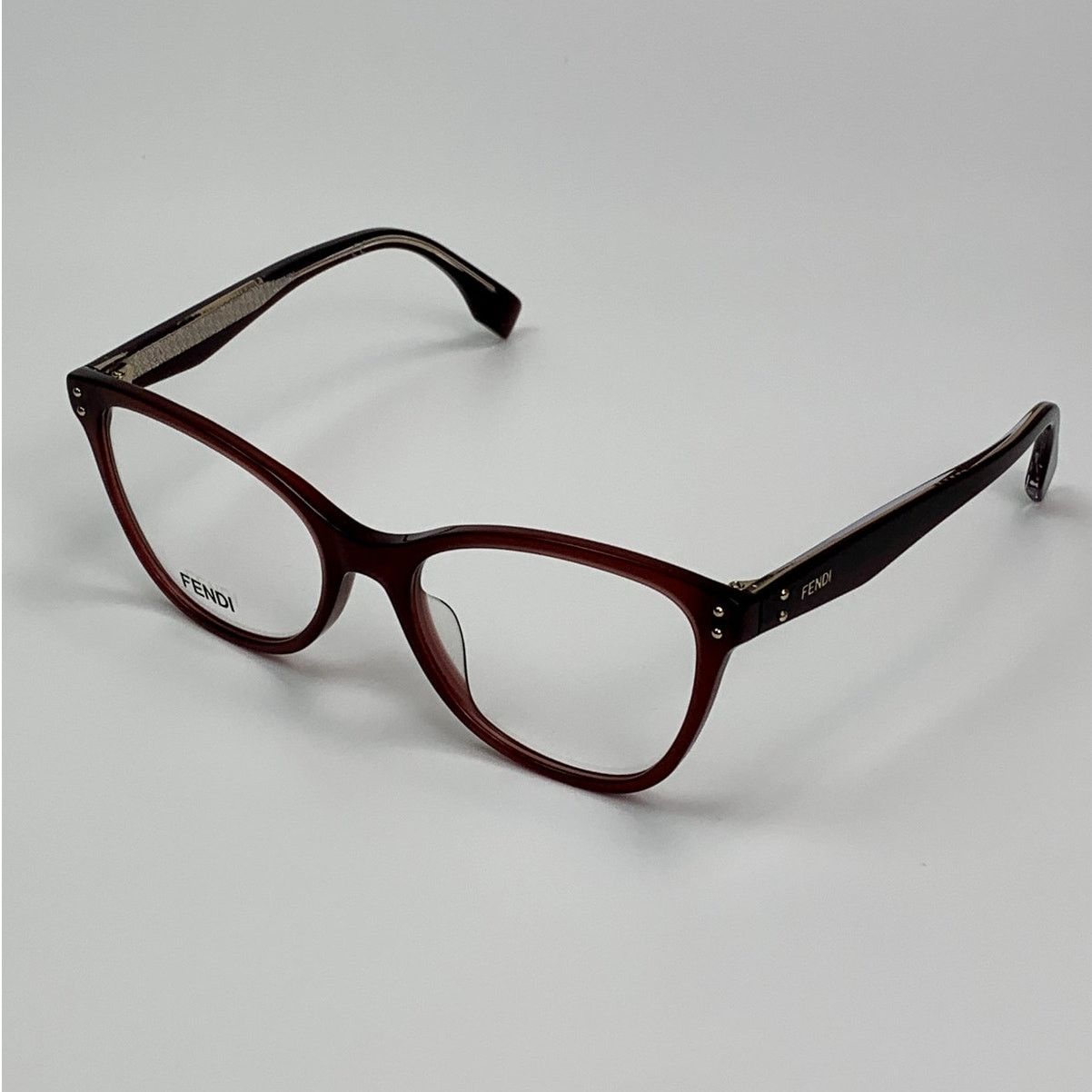 Fendi NEW Fendi Eyeglasses FE50006I 53069 Burgundy Women Authentic Size ONE SIZE - 6 Thumbnail