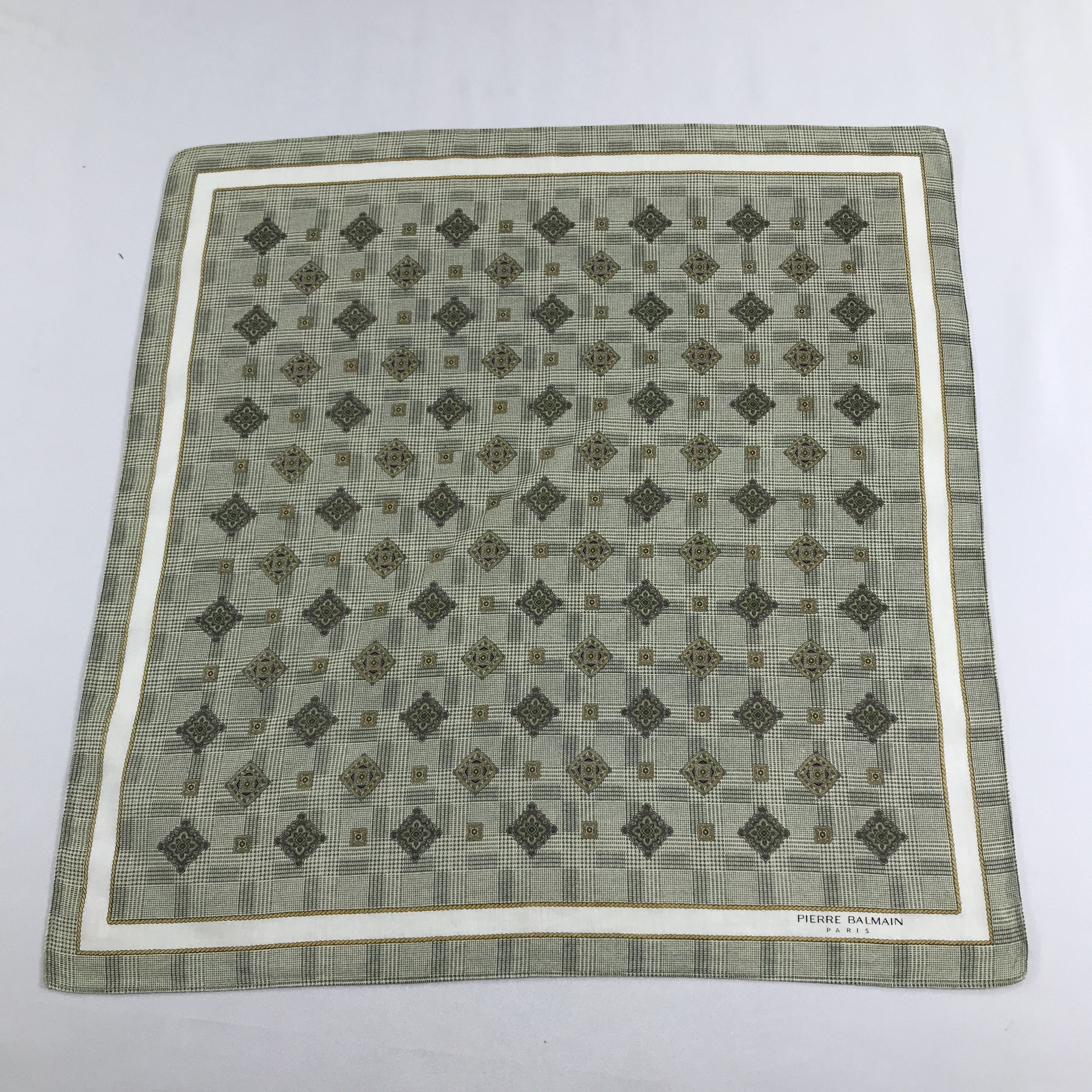Pierre Balmain Pierre Balmain Handkerchief Neckerchief Bandana H1147 Size ONE SIZE - 2 Thumbnail