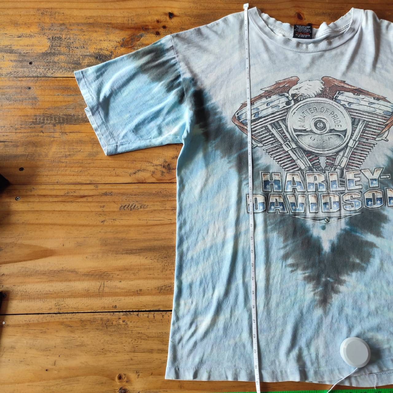 Harley Davidson × Vintage Vintage 1996 Harley Davidson Tie-Dye T-Shirt Size US XL / EU 56 / 4 - 9 Thumbnail