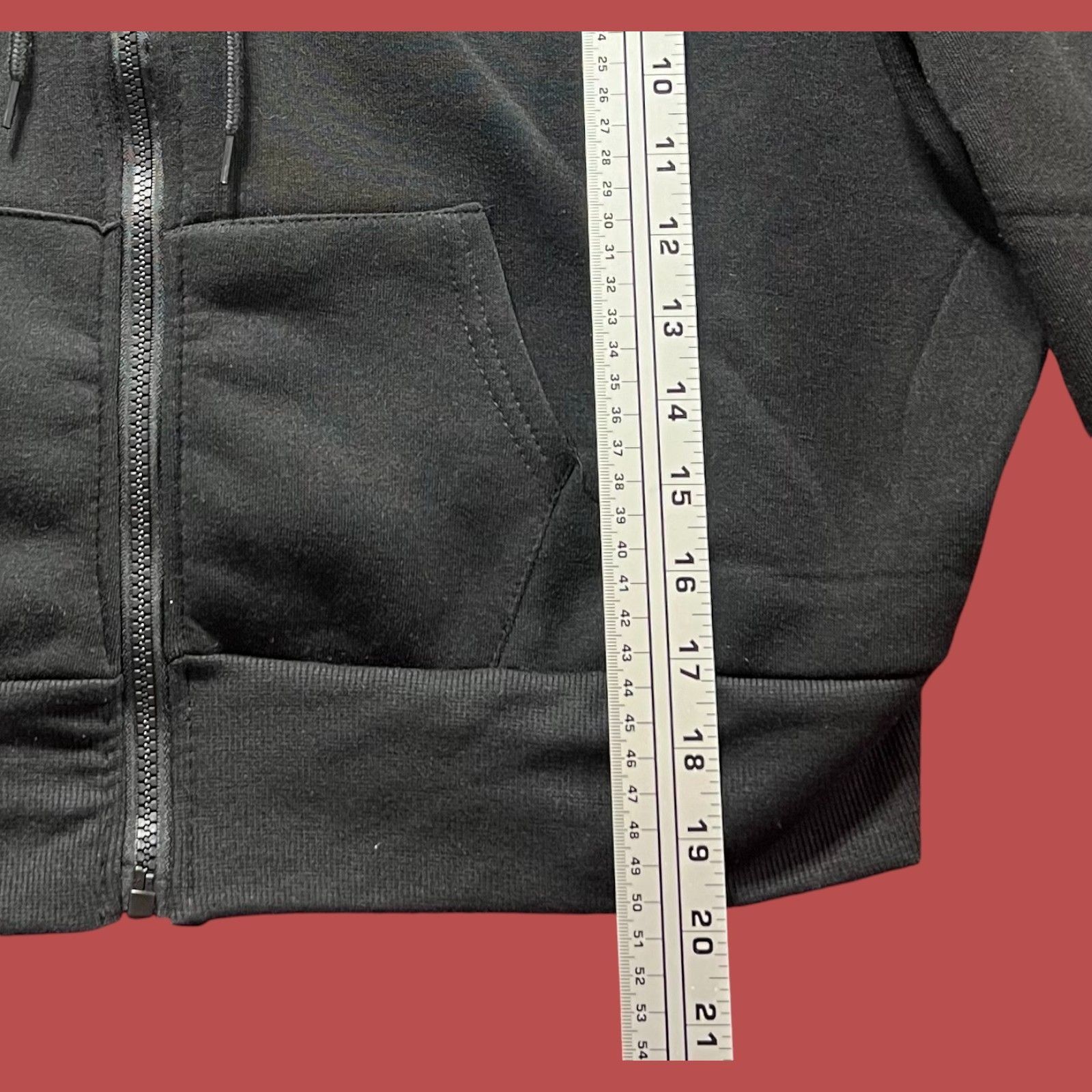 rue21 Rue 21 - Women's Long Sleeve Hooded Sweatshirt - Black - Ext Size XL / US 12-14 / IT 48-50 - 6 Thumbnail