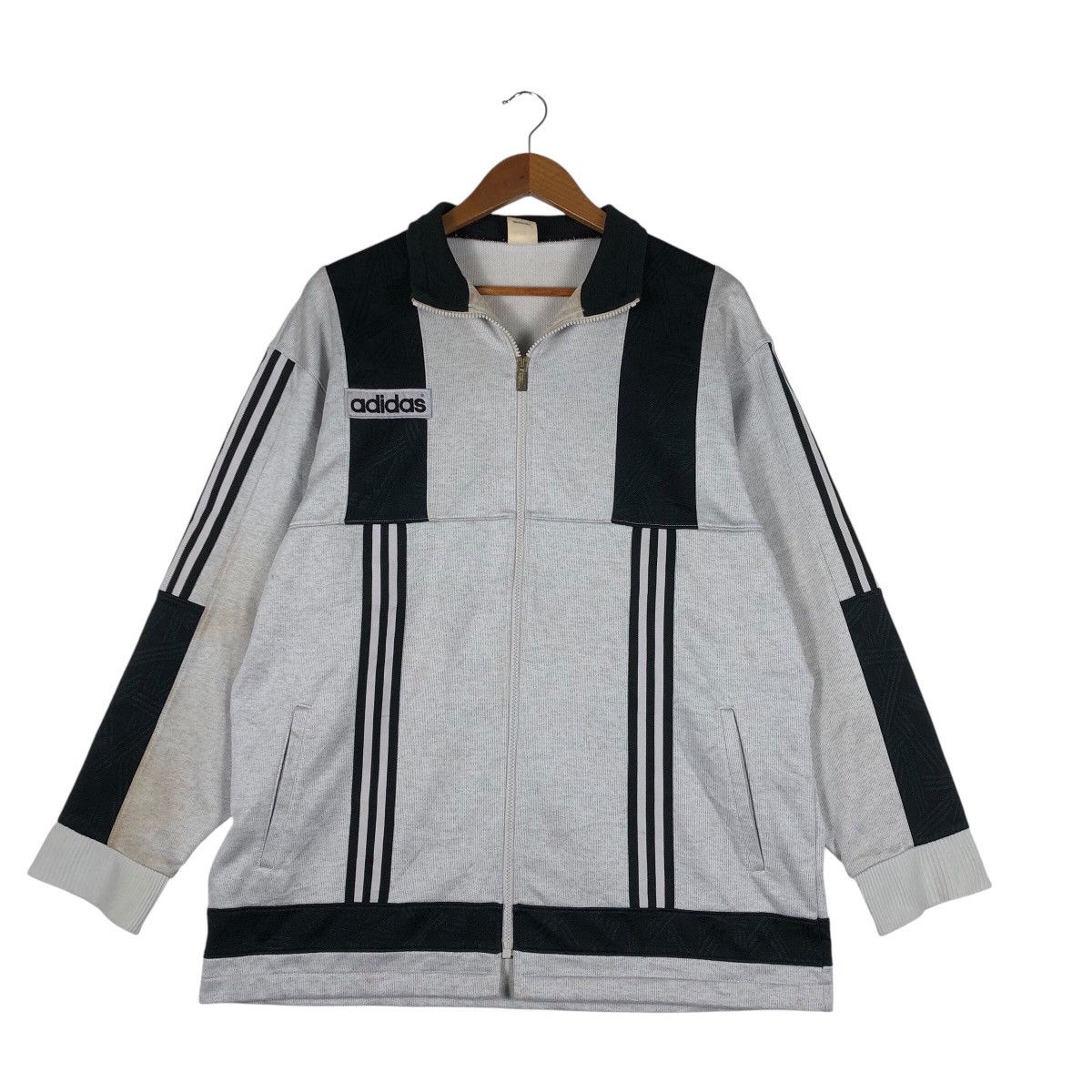 Adidas ADIDAS Rare Design Zipper Track Jacket Size US L / EU 52-54 / 3 - 1 Thumbnail