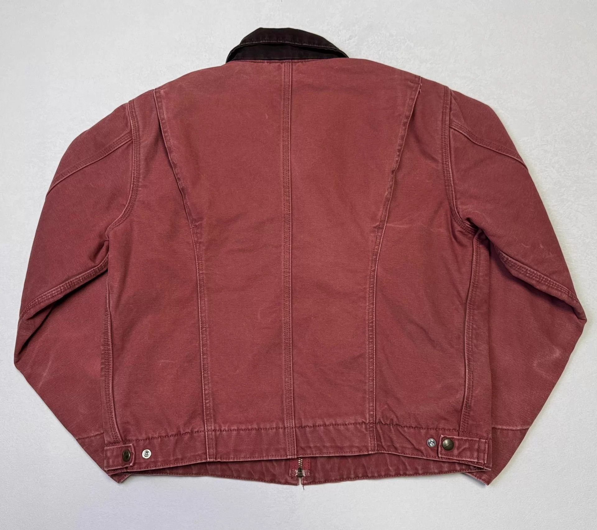 Carhartt Vintage Carhartt WJ097 VRS Detroit Jacket Salmon L Size US L / EU 52-54 / 3 - 5 Thumbnail