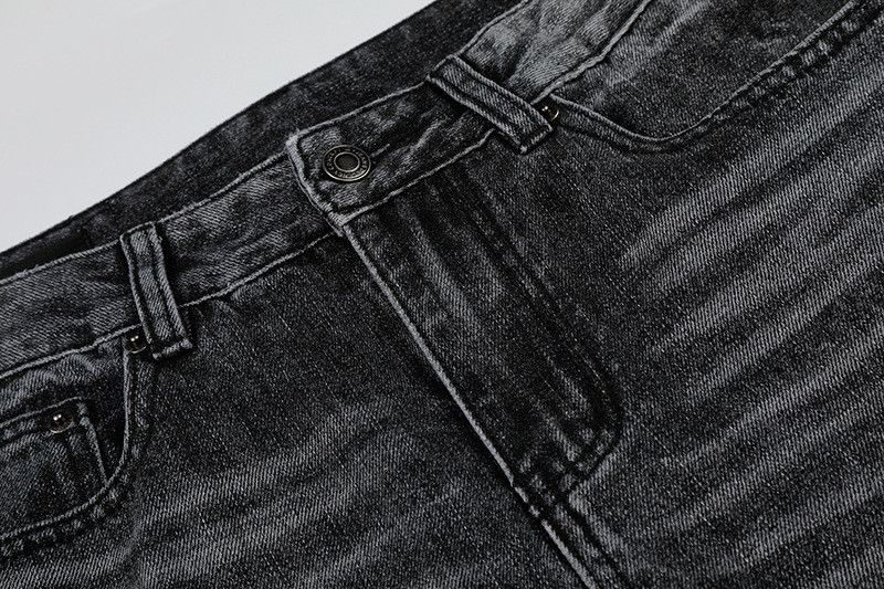 Vintage American Retro Washed Distressed Flared Jeans with Whisker Size US 32 / EU 48 - 4 Thumbnail