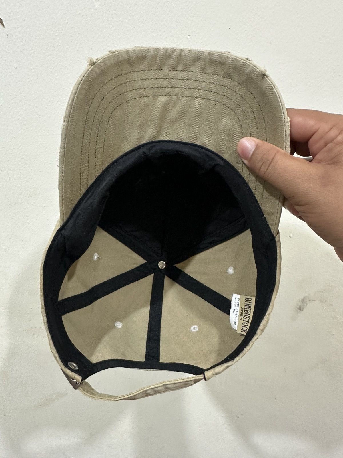 Japanese Brand VTG Cross BRIKENSTOCK Sports Distress Hat Size ONE SIZE - 6 Thumbnail