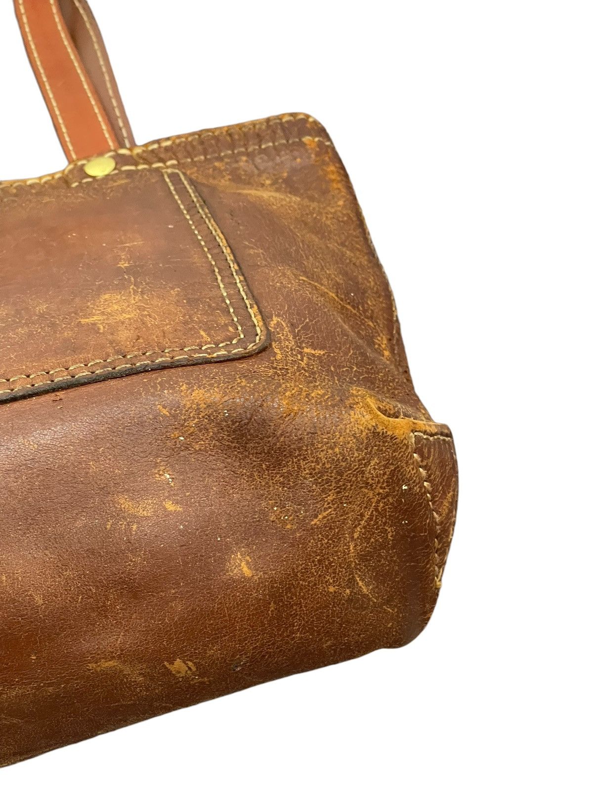 Genuine Leather Full Leather Patina Unknown Tote Shoulder Bag 1🟩0 Size ONE SIZE - 9 Thumbnail