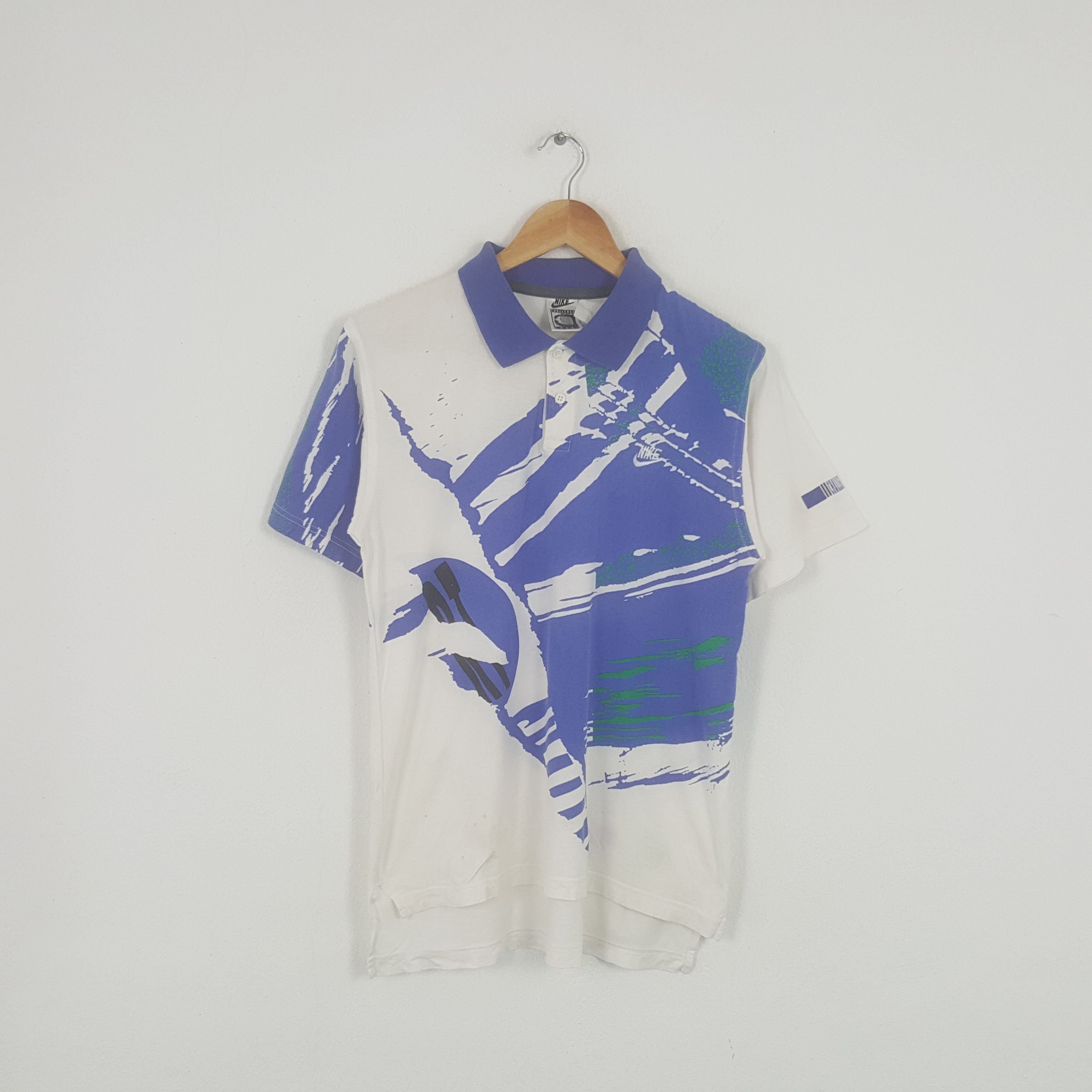 Vintage Nike Challenge Court Tennis Retro Polo Shirt