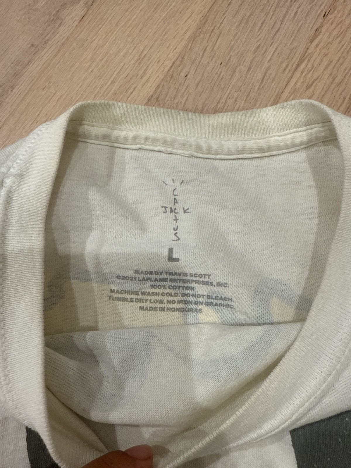 Travis Scott Travis Scott T Shirt Size US L / EU 52-54 / 3 - 2 Thumbnail