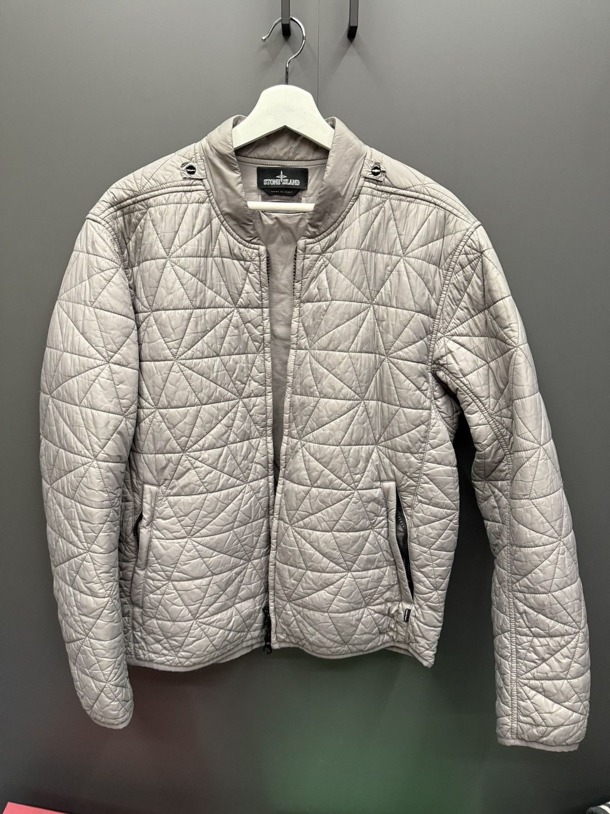 Stone Island Shadow Project Stone Island Shadow Project Geometric Quilted Light Jacket Size US L / EU 52-54 / 3 - 1 Thumbnail