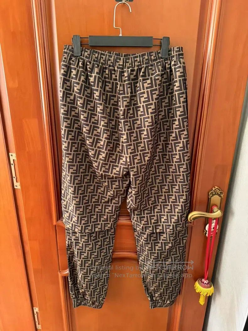 Fendi Fendi Double F Monogram Printed Casual Pants Size US 30 / EU 46 - 2 Thumbnail