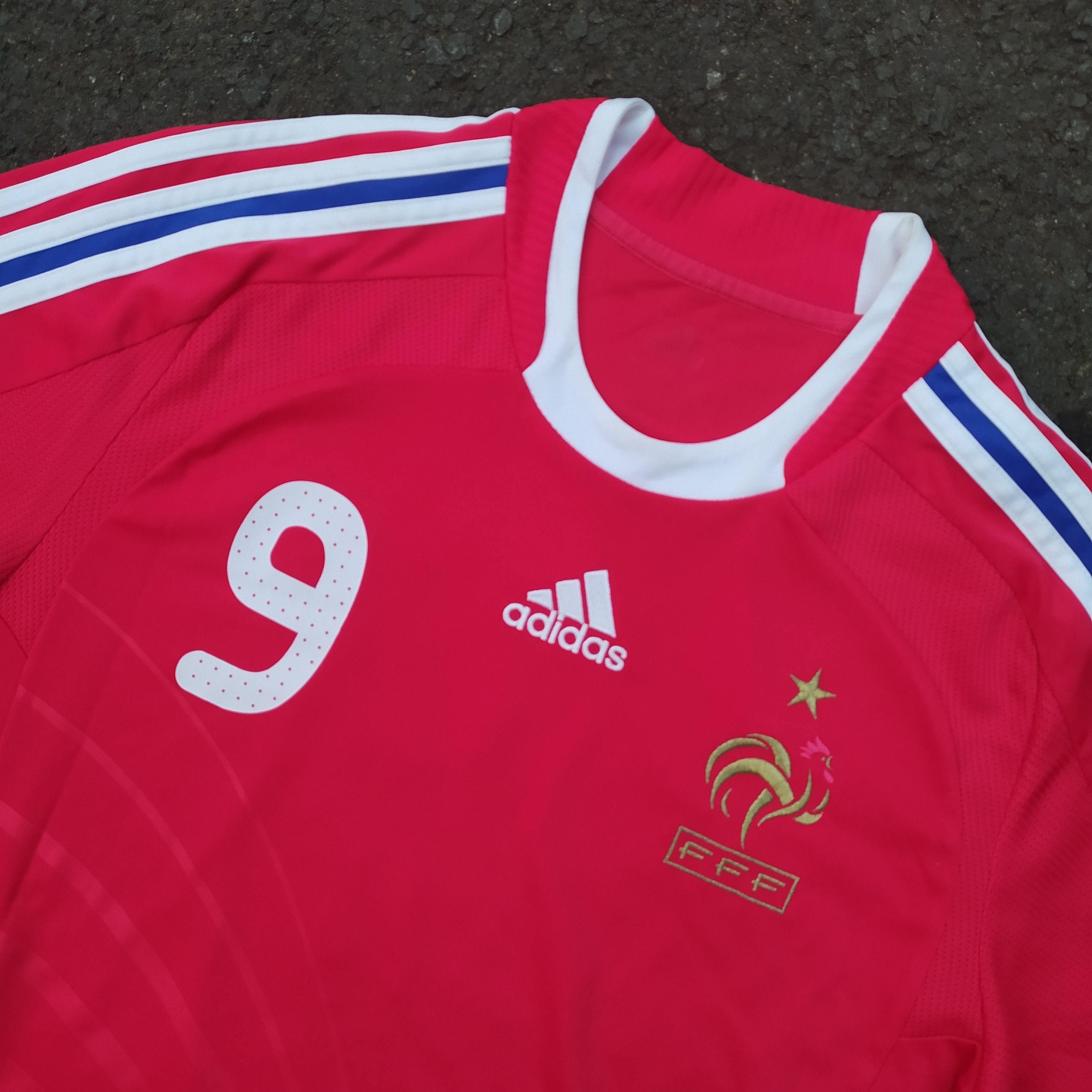Adidas Adidas x Benzema #9 France 2008/11 Away Jersey Size US M / EU 48-50 / 2 - 6 Thumbnail