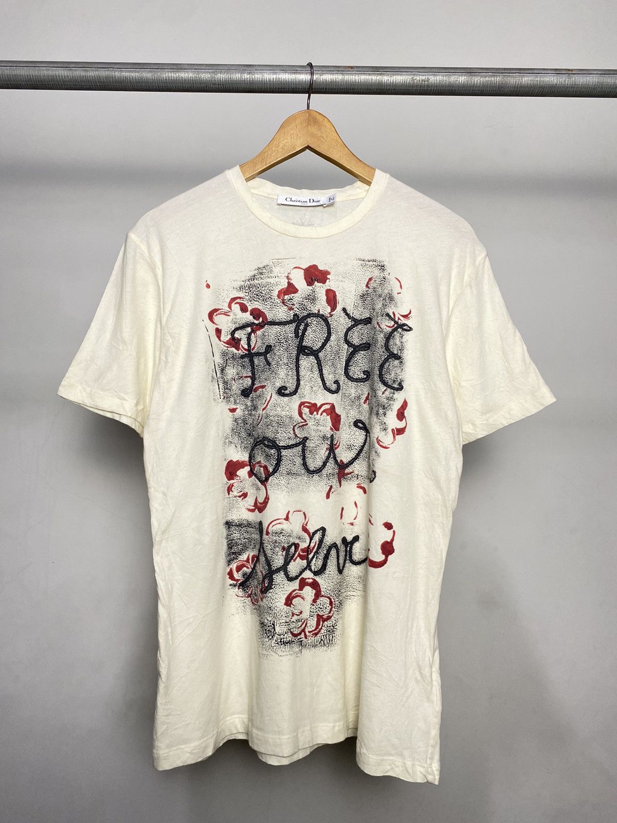 Dior Dior Feminist Free Our Selves Tee Size US M / EU 48-50 / 2 - 1 Thumbnail