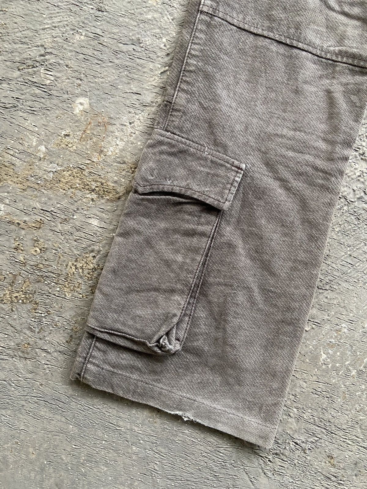 RIPVANWINKLE 2000s Archived Rip Van Winkle - Japanese Flared Cargo Pants Size US 30 / EU 46 - 11 Thumbnail