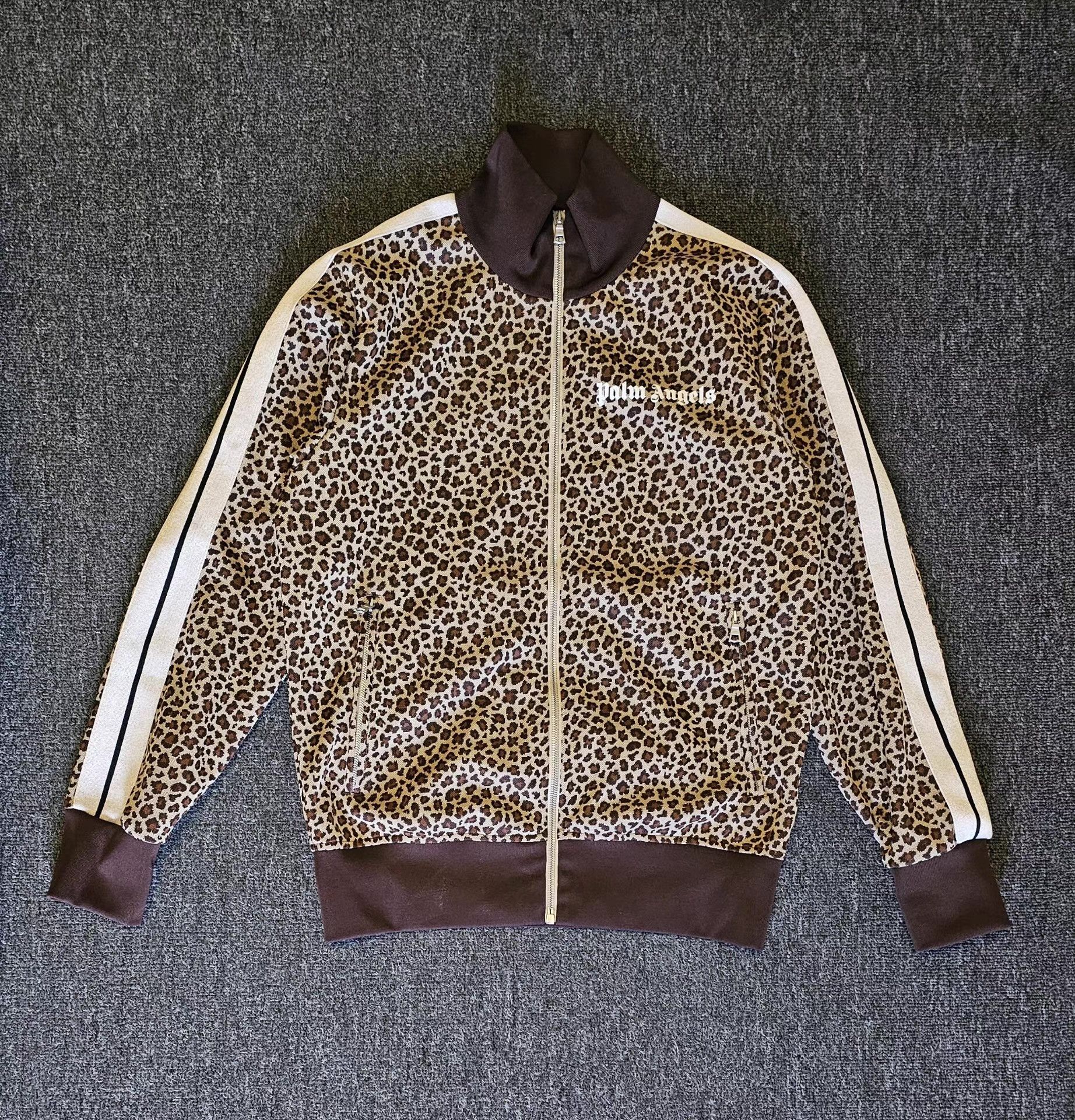 Palm Angels Palm Angels leopard print sports jacket, Size US M / EU 48-50 / 2 - 1 Thumbnail