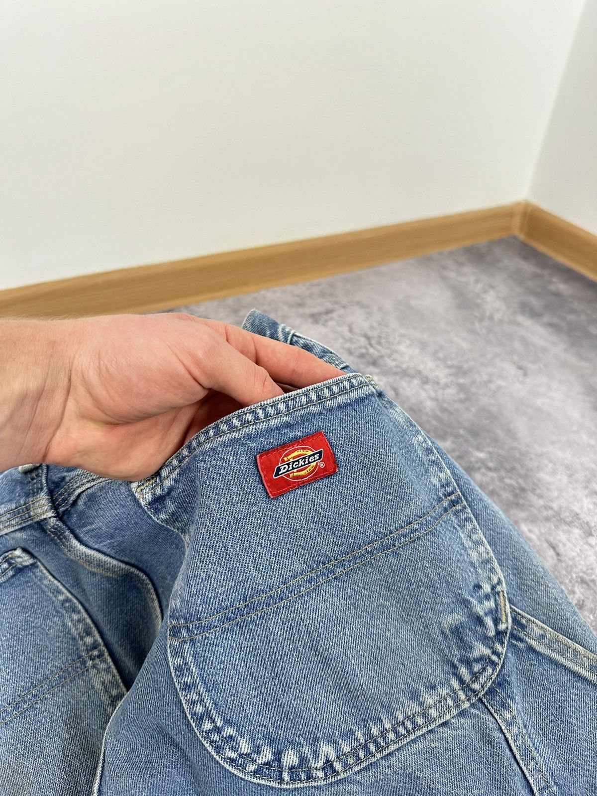 Dickies Vintage Dickies Light Blue Carpenter Baggy USA Work Pants Size US 34 / EU 50 - 8 Thumbnail