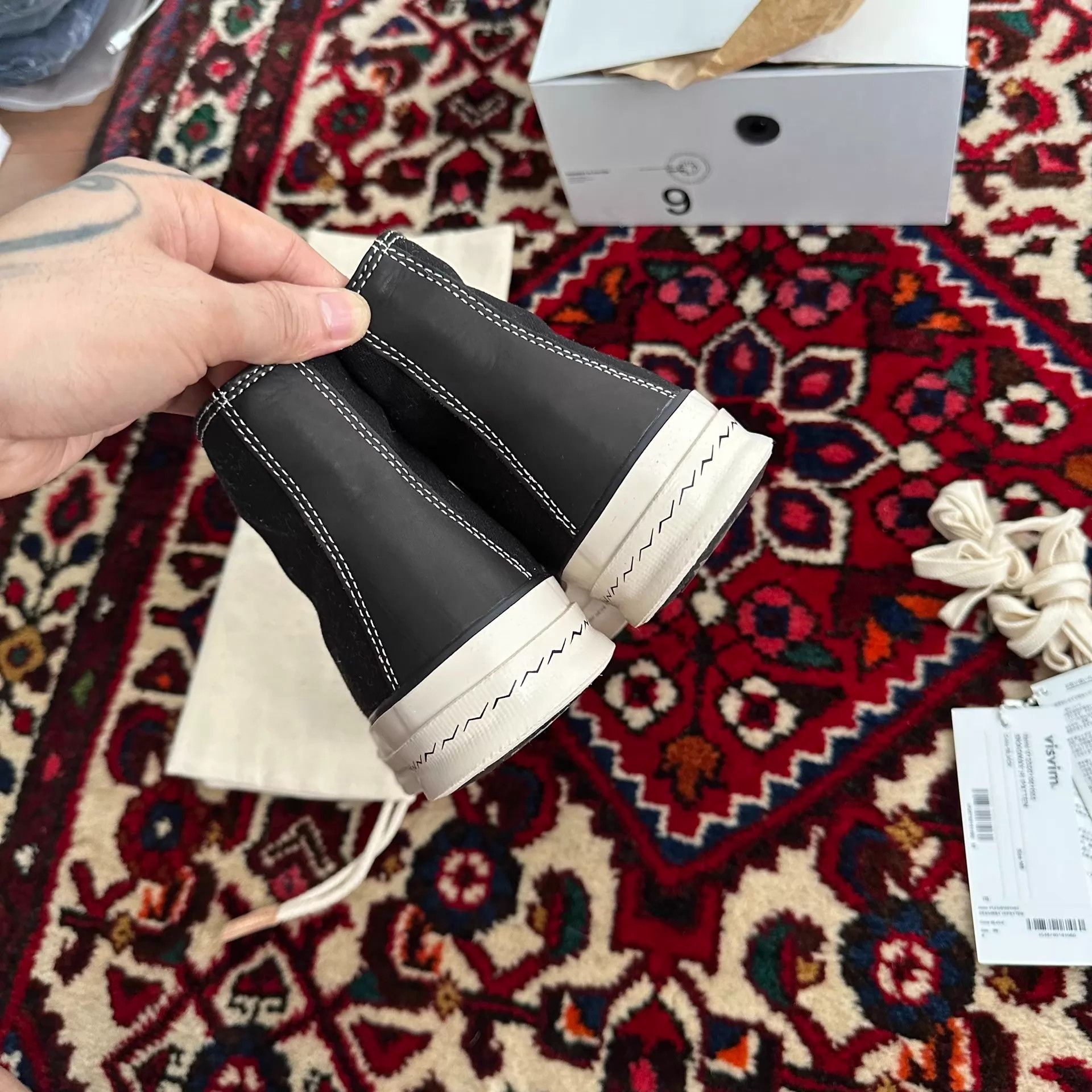 Visvim VISVIM 23AW SKAGWAY HI PATTEN 9 Canvas Hi-Top Size US 9 / EU 42 - 4 Thumbnail