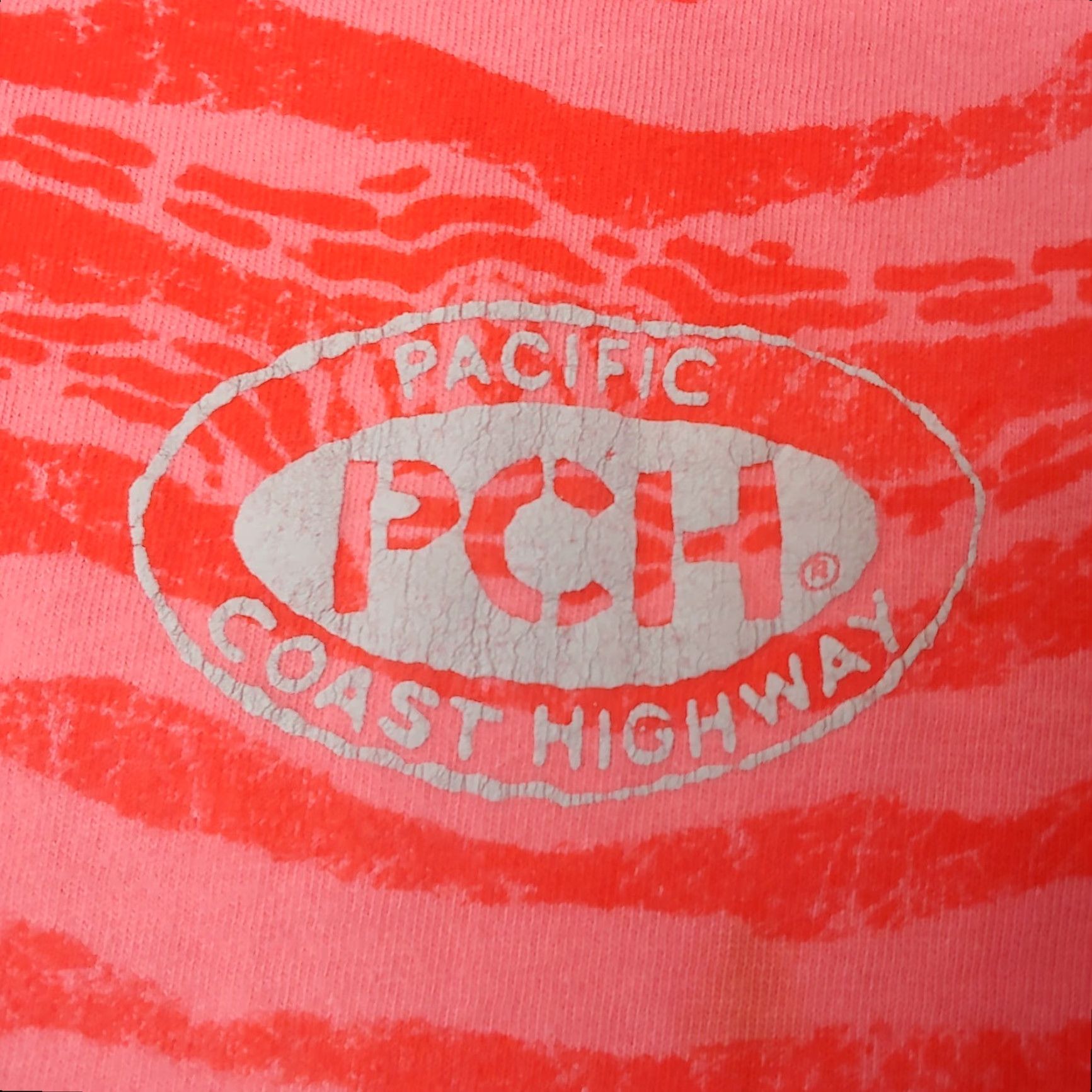 Vintage VINTAGE Pacific Coast Highway Shirt XL Orange Waves Surf PCH USA Men Size US XL / EU 56 / 4 - 5 Thumbnail