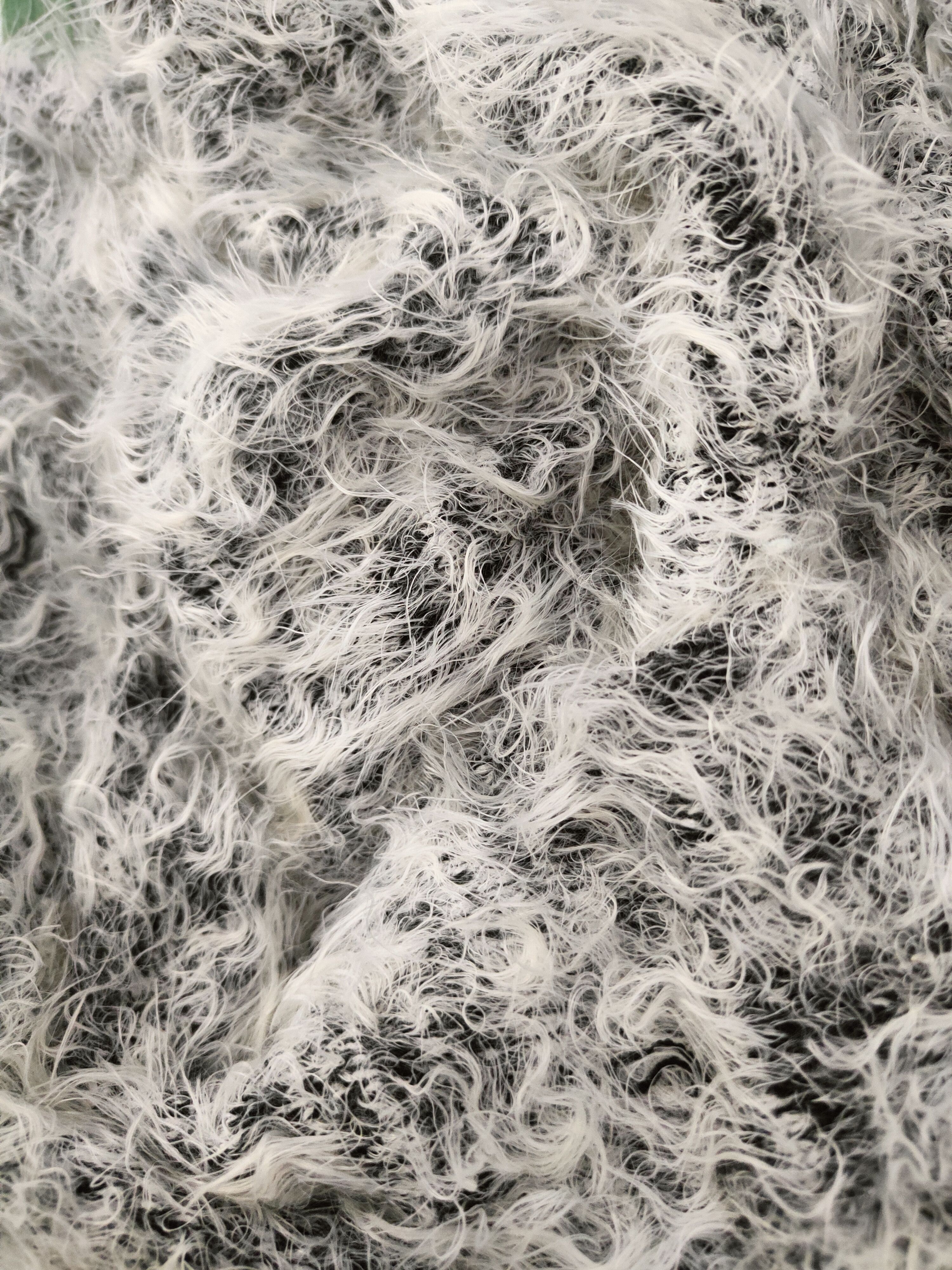 Japanese Brand DL Cecil McBee Black White Fur Mohair Knitwear #46-970 Size M / US 6-8 / IT 42-44 - 12 Thumbnail
