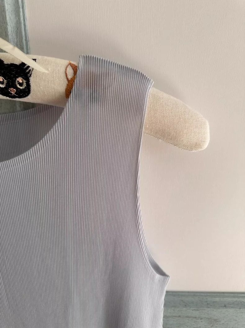Issey Miyake Issey Miyake size:3 Grey pleated vest Size XS / US 0-2 / IT 36-38 - 3 Thumbnail