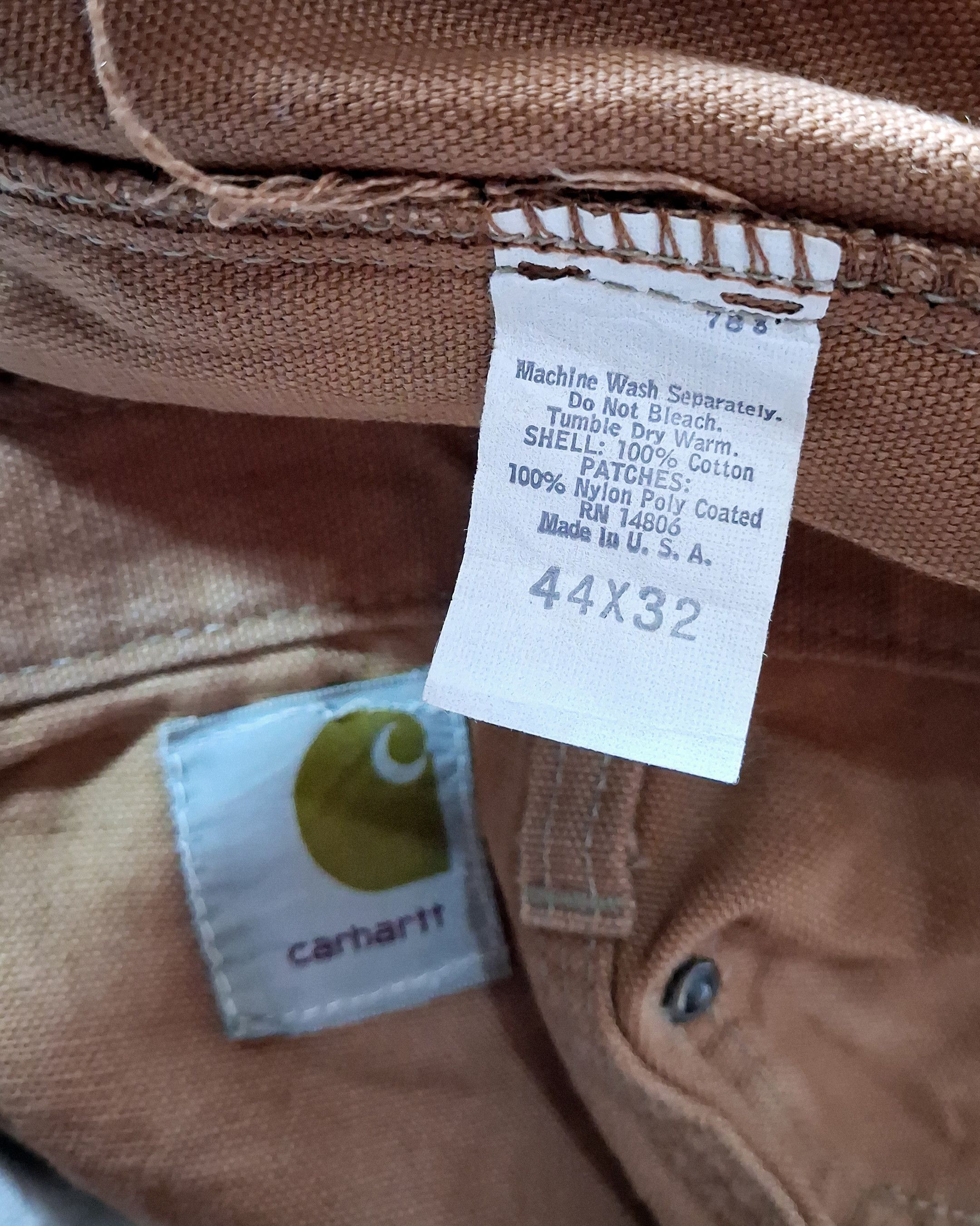 Carhartt CARHARTT TALON ZIP DOUBLE KNEE PANTS UNION MADE IN USA Size US 41 - 11 Thumbnail