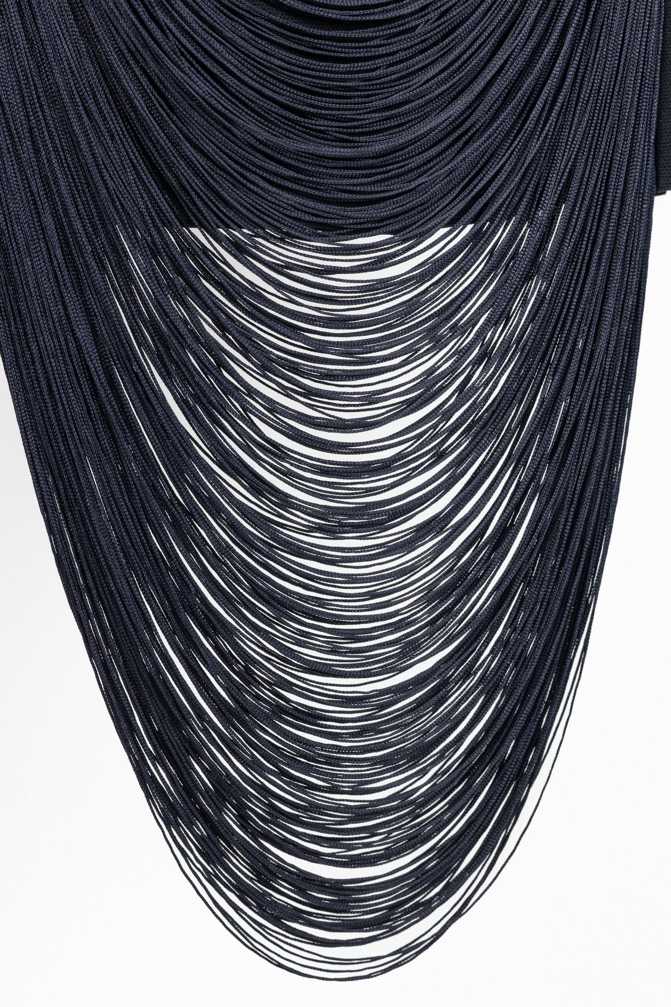 Jil Sander Jil Sander SS09 Runway Silk Draped-Fringe Open-Back Blazer Size M / US 6-8 / IT 42-44 - 9 Thumbnail