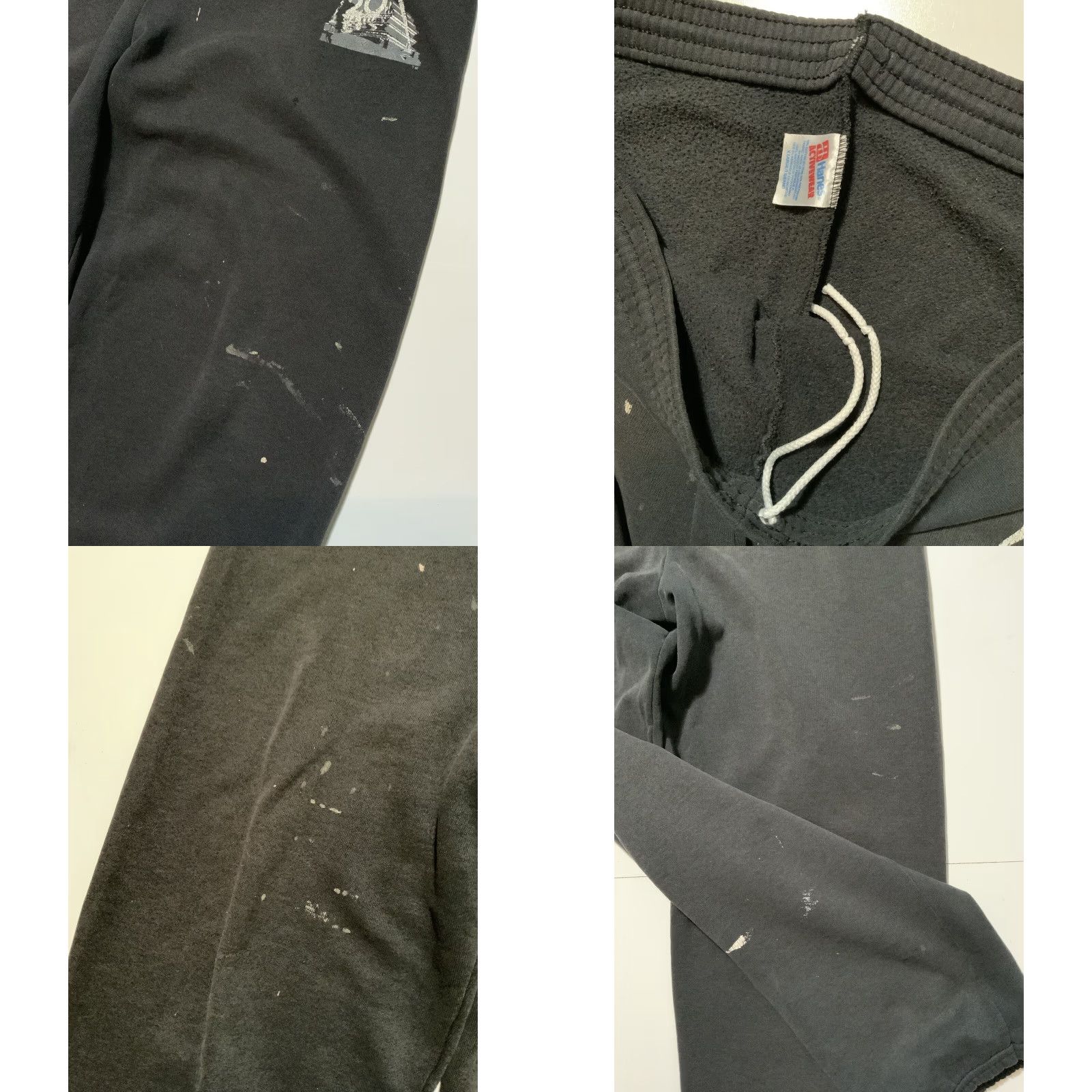 Hanes VINTAGE Hanes 20th Century Fox Studios Film Movie Black Jogger Sweatpants XL Men Size US 36 / EU 52 - 8 Thumbnail
