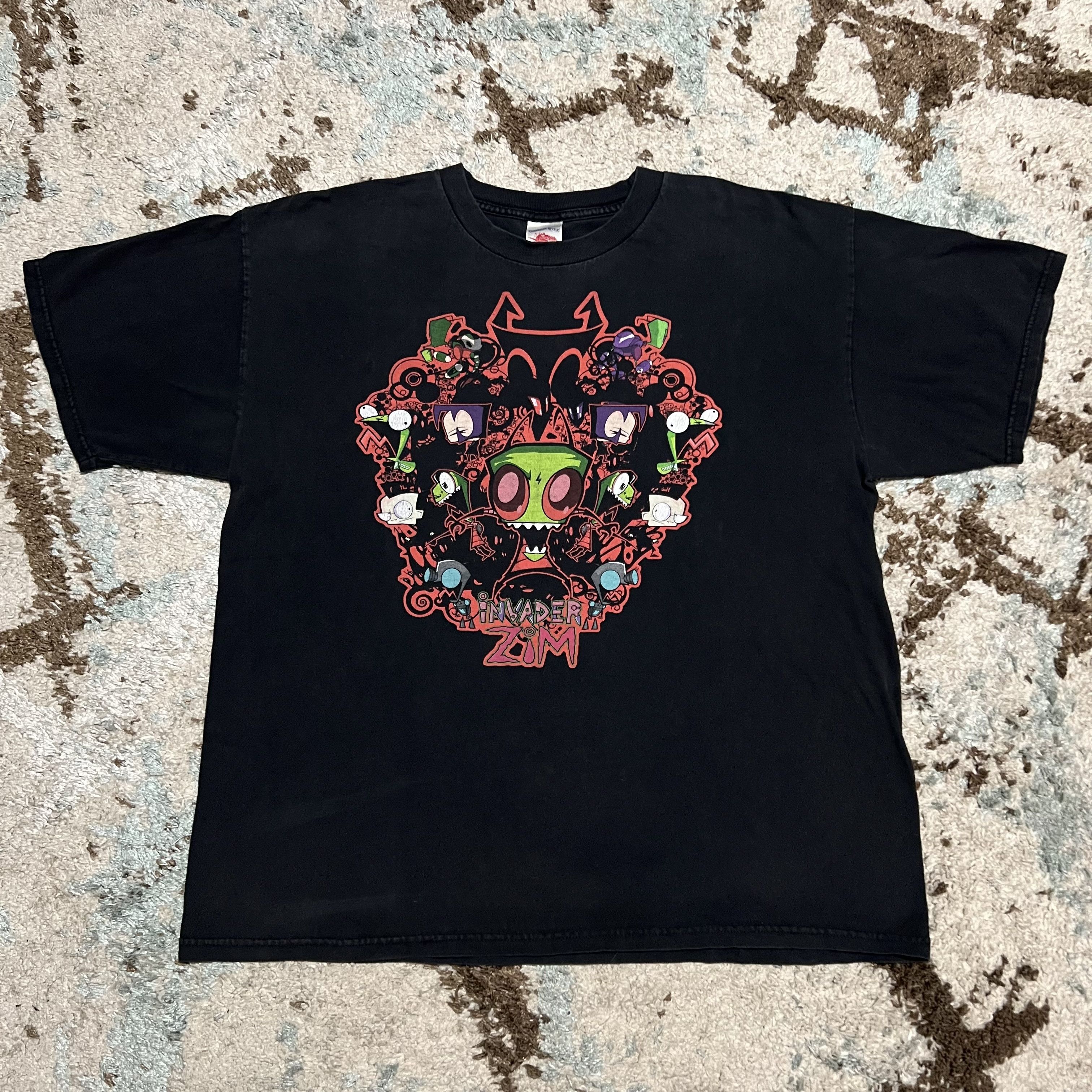 Cartoon Network × Nickelodeon × Vintage Vintage Invader Zim Nickelodeon Cartoon Shirt XL GIR Y2K Size US XL / EU 56 / 4 - 2 Thumbnail