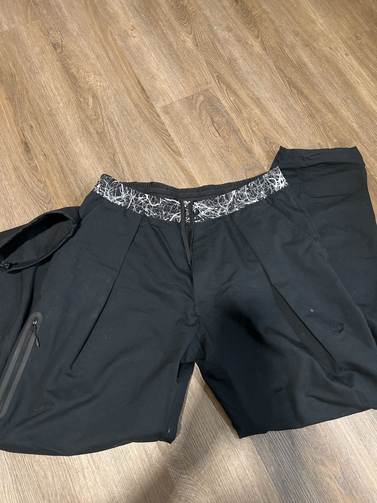 image of Adidas x And Wander Hiking Pants in Black, Men's (Size 33)