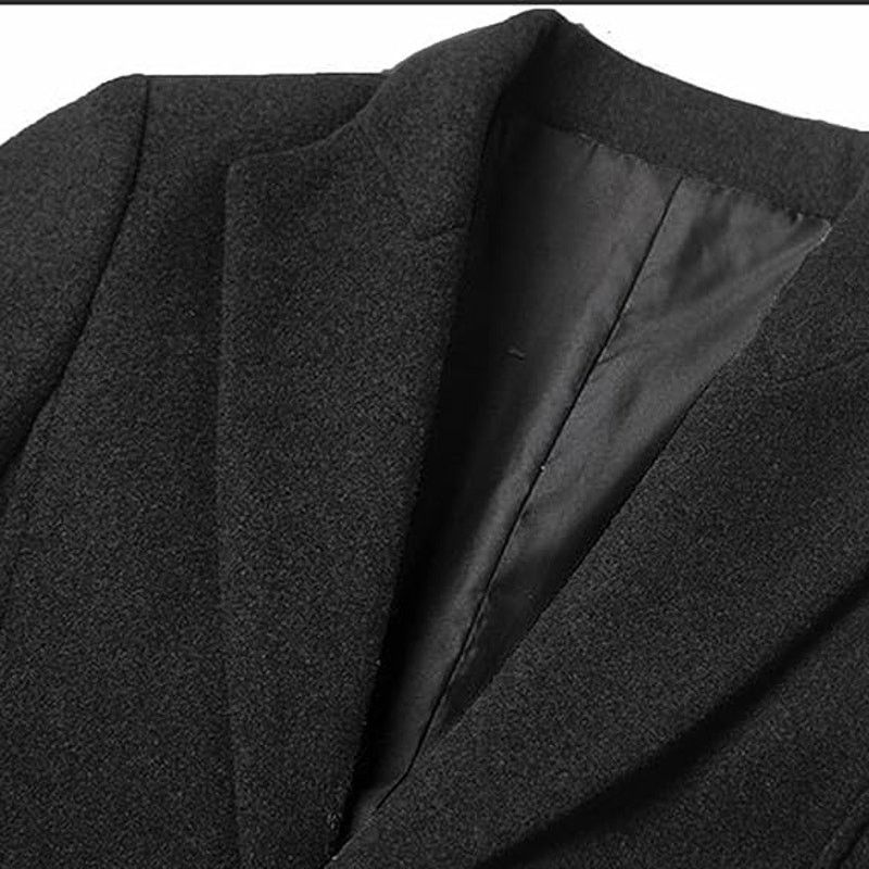 Other Lu's Chic Men's Single Breasted Trench Coat Warm Dress Size US S / EU 44-46 / 1 - 3 Thumbnail