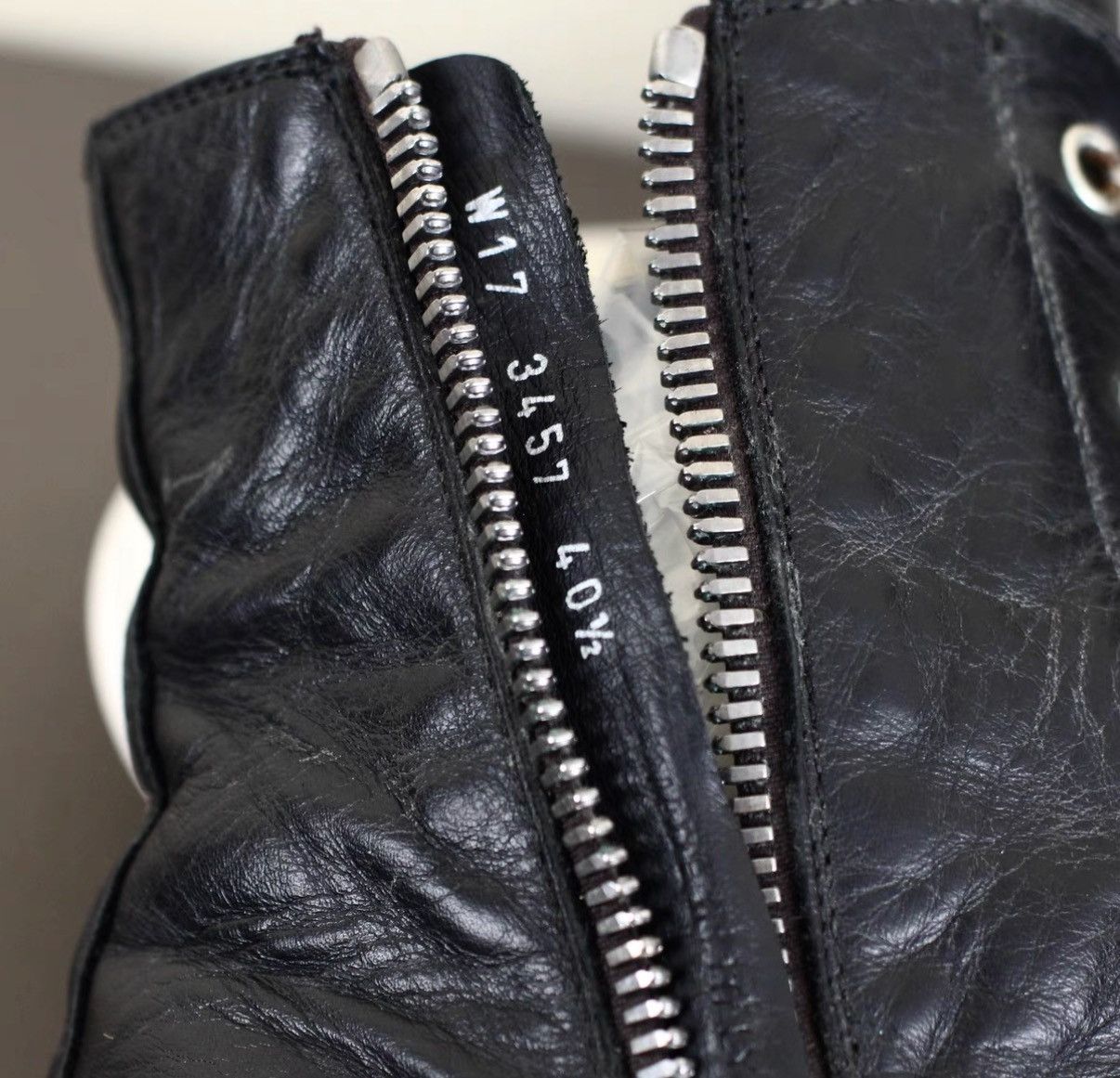 Rick Owens Rick Owens Mainline 16FW Leather High-Top Sneakers Size US 7.5 / EU 40-41 - 7 Thumbnail