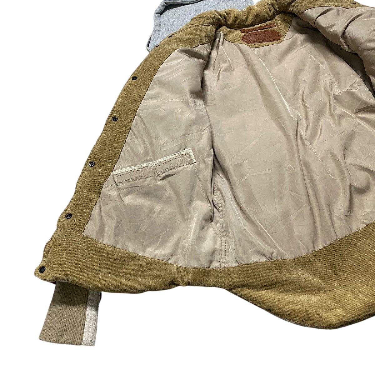 GOA G.O.A Puffer Jacket Hooded Leather Trimmed Size US M / EU 48-50 / 2 - 14 Thumbnail