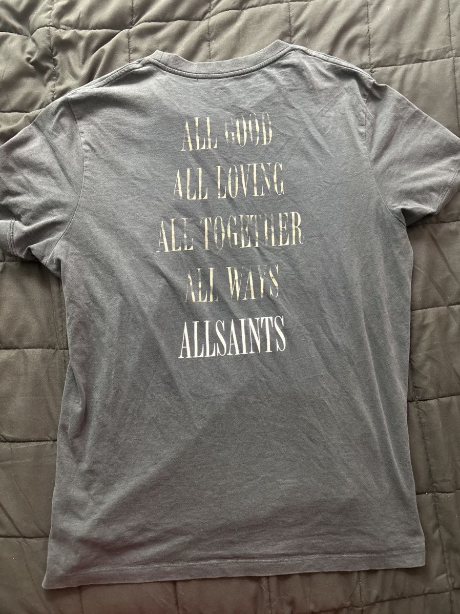 Allsaints All Saints Grey Leopard Tee Size US M / EU 48-50 / 2 - 3 Thumbnail