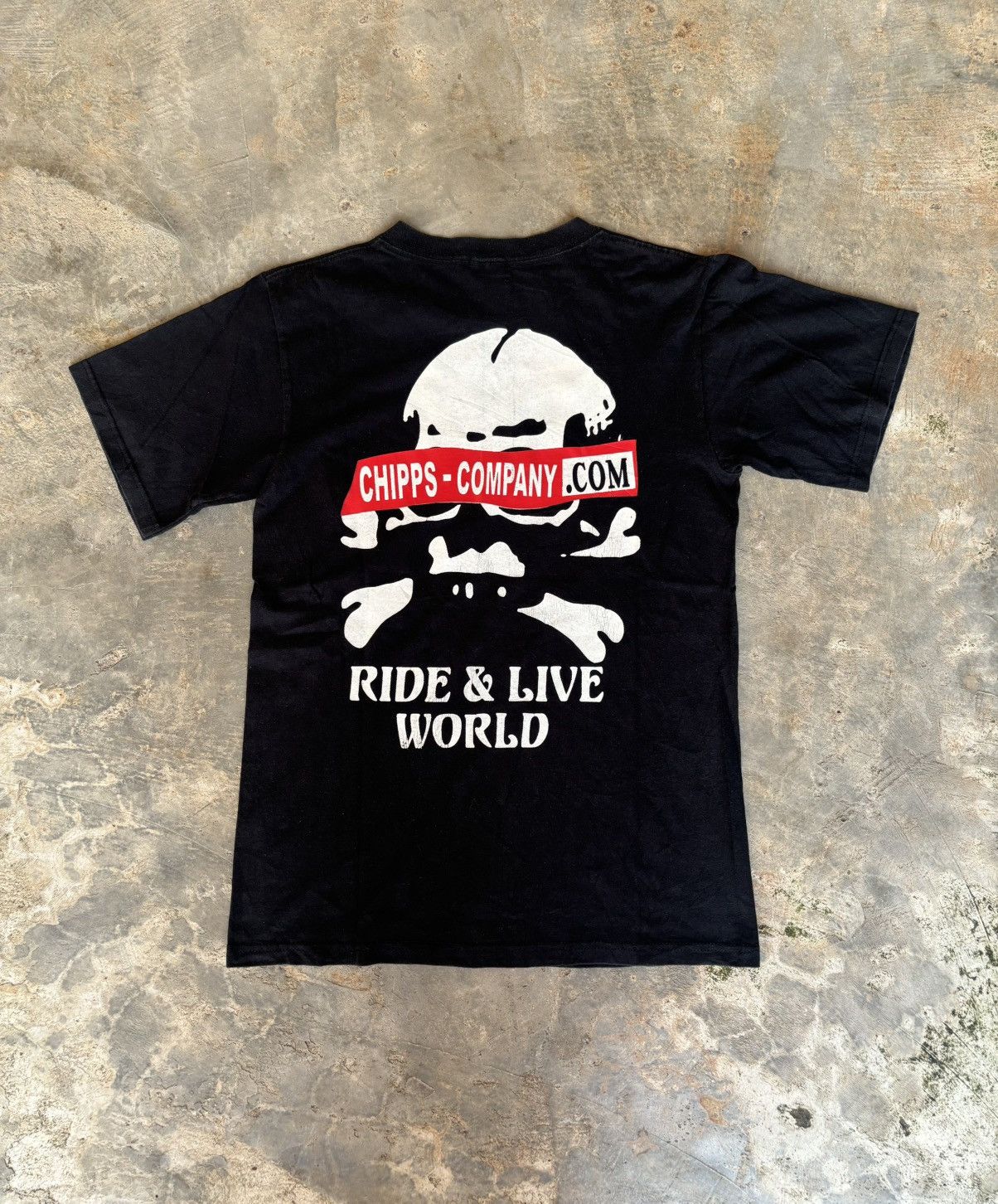 Hysteric Glamour × Japanese Brand Vintage Y2k Ride & Live Word Chips-Company Tshirt Size US S / EU 44-46 / 1 - 2 Thumbnail