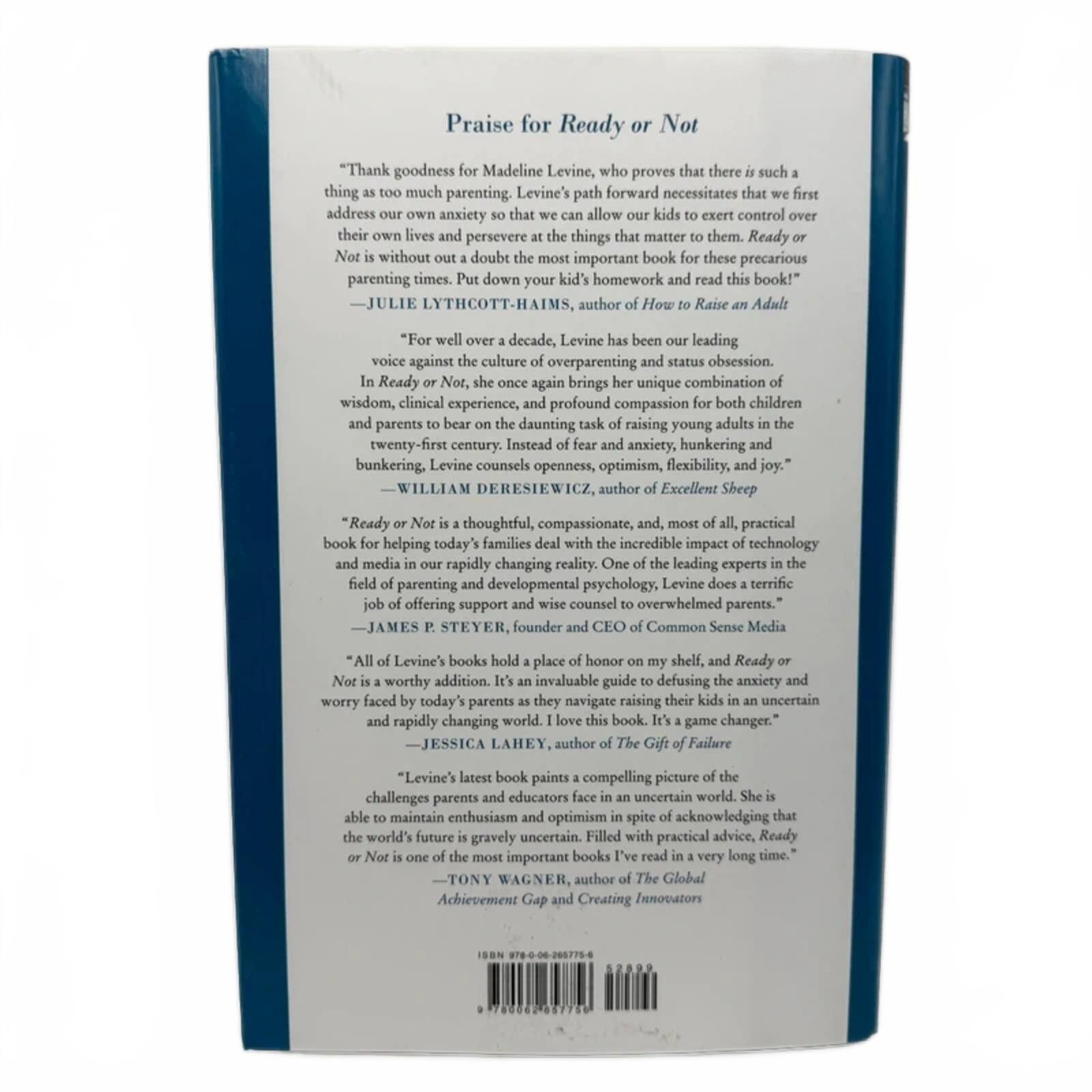 Other Ready or Not Preparing Our Kids to Thrive - Madeline Levine Size ONE SIZE - 2 Thumbnail