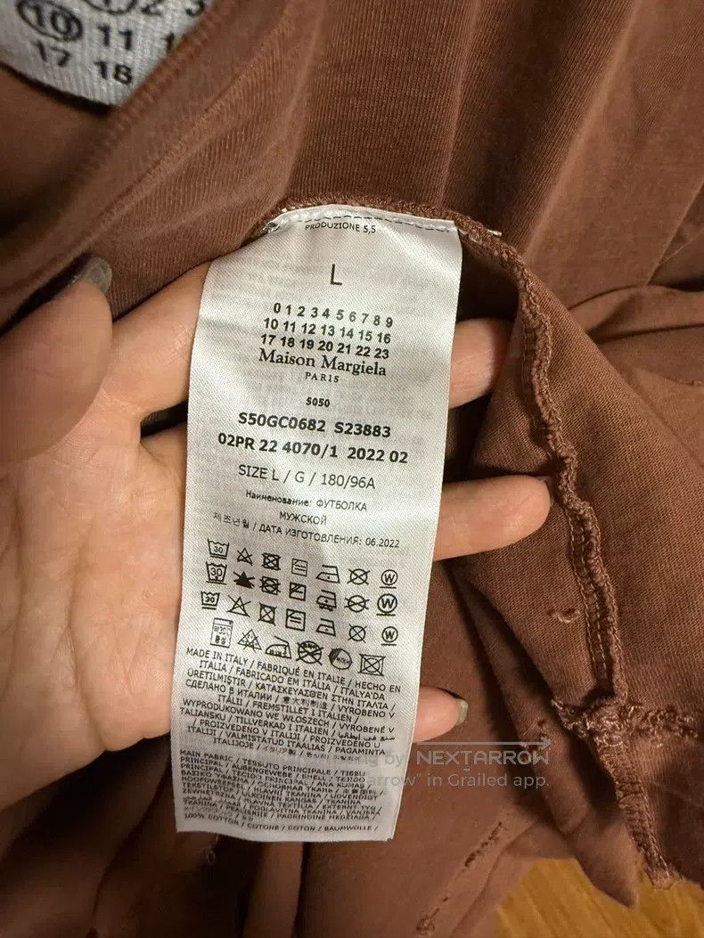 Maison Margiela Maison Margiela Men's T-shirt Size US L / EU 52-54 / 3 - 7 Thumbnail