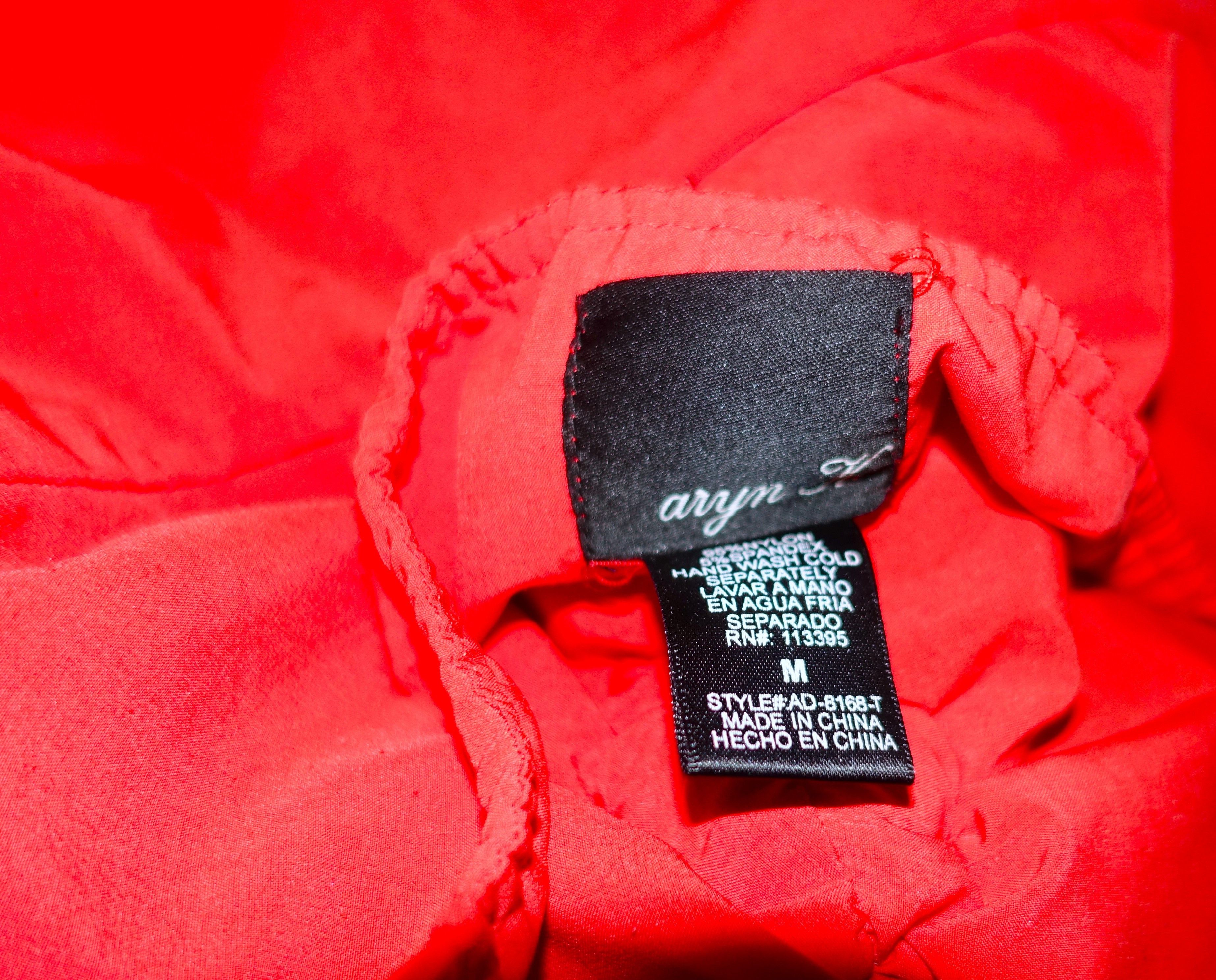 Other Aryn K Red Ruffled Halter Dress M Size M / US 6-8 / IT 42-44 - 7 Thumbnail