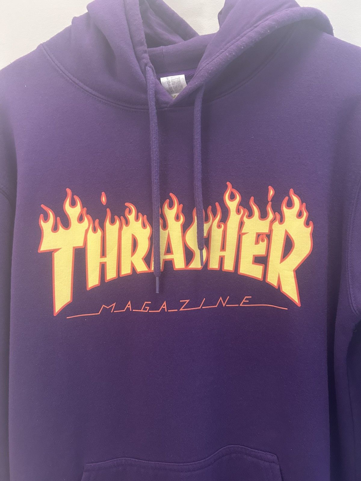 Thrasher Thrasher Magazine Purple Flames Logo Skateboard Sweatshirt Size US L / EU 52-54 / 3 - 2 Thumbnail