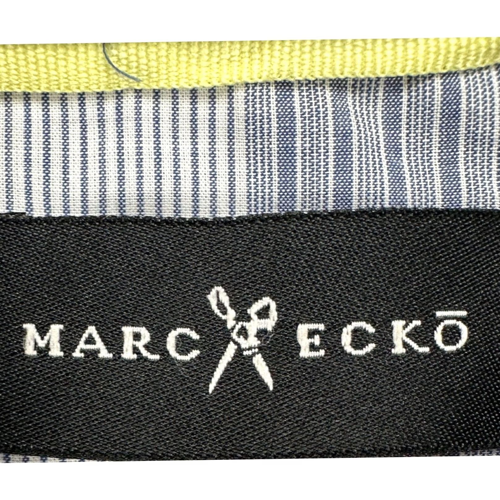 Marcs VINTAGE? No. Marc Ecko Shirt XL Blue Stripes Slim Fit Button-Up Long Sleeve Casual NEW Size US XL / EU 56 / 4 - 4 Thumbnail