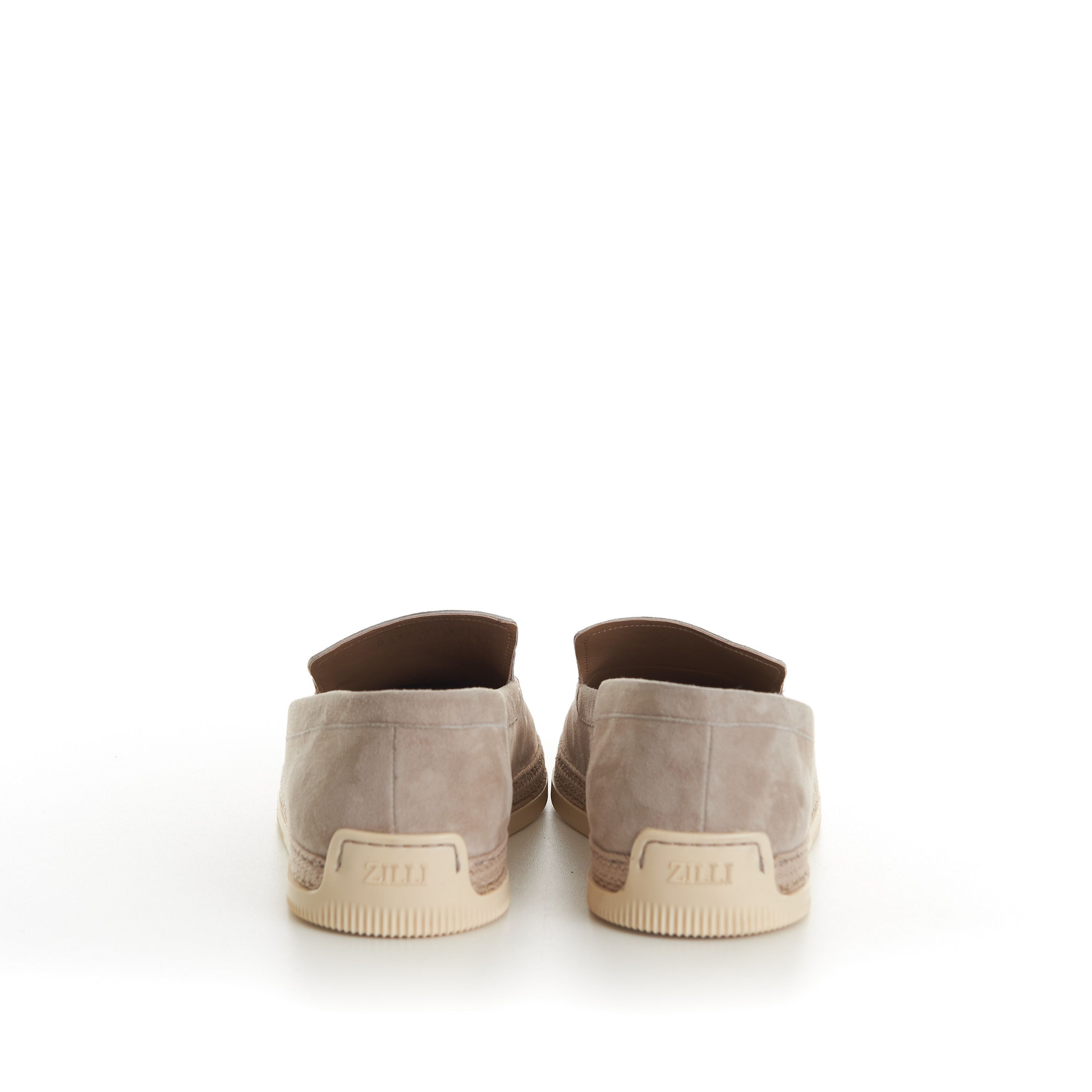 Zilli Beige Casual Moccasins, White Woven Outsole Size US 8 / EU 41 - 6 Thumbnail