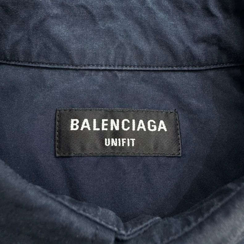 Balenciaga Balenciaga Shirt Patchwork Distressed Long Sleeve Size US S / EU 44-46 / 1 - 4 Thumbnail